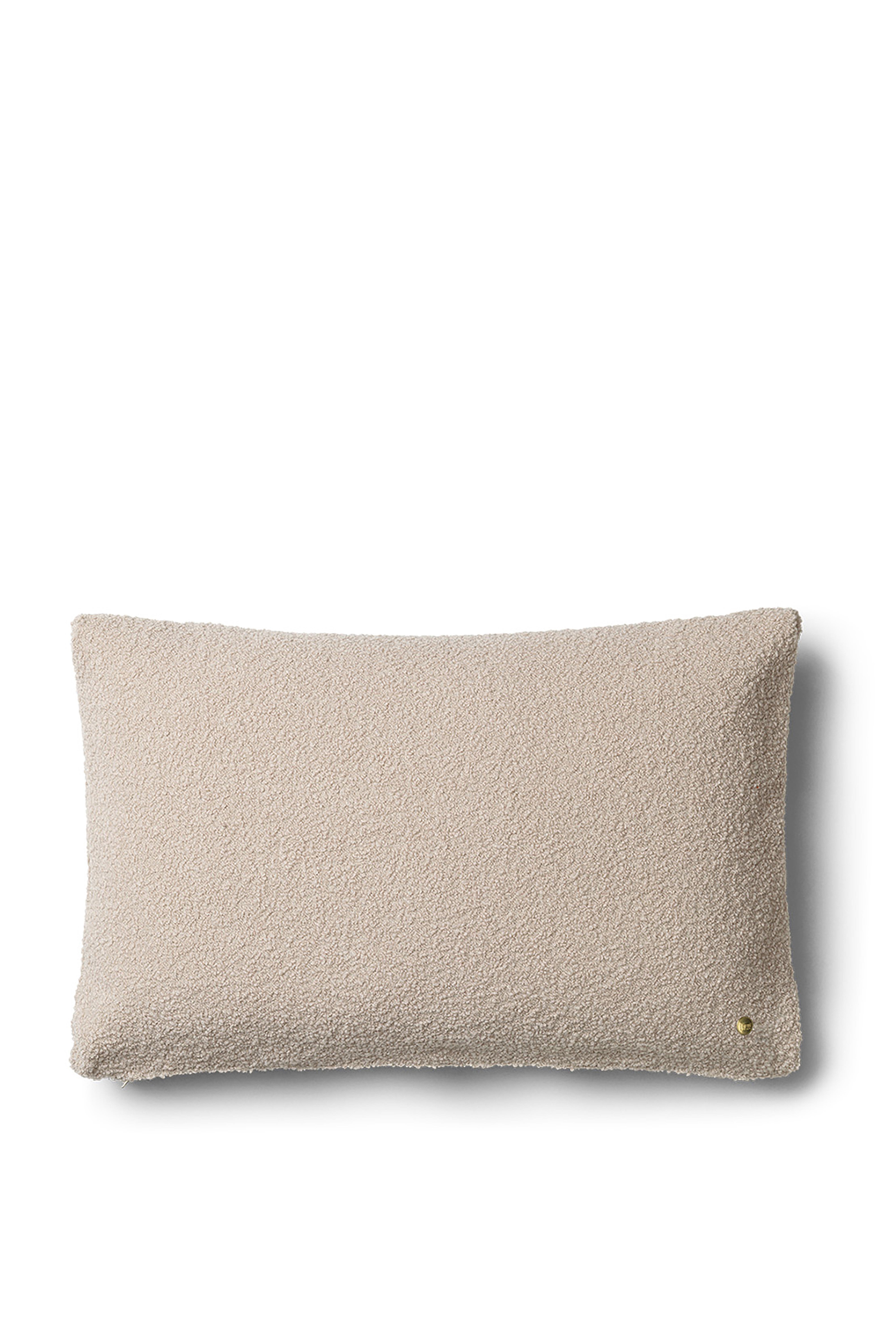 Clean Cushion - Wool Boucle natural | ferm LIVING | Home of Solinfo