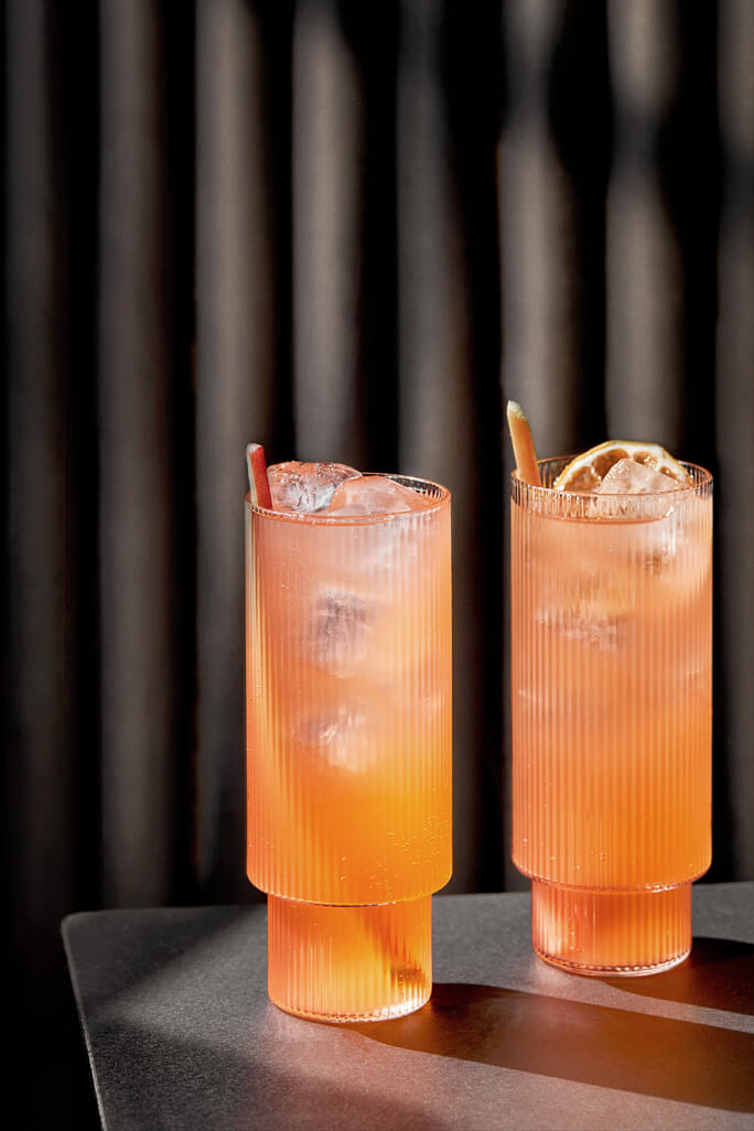 Ripple Long Drink Glasses Clear | ferm LIVING | Home of Solinfo
