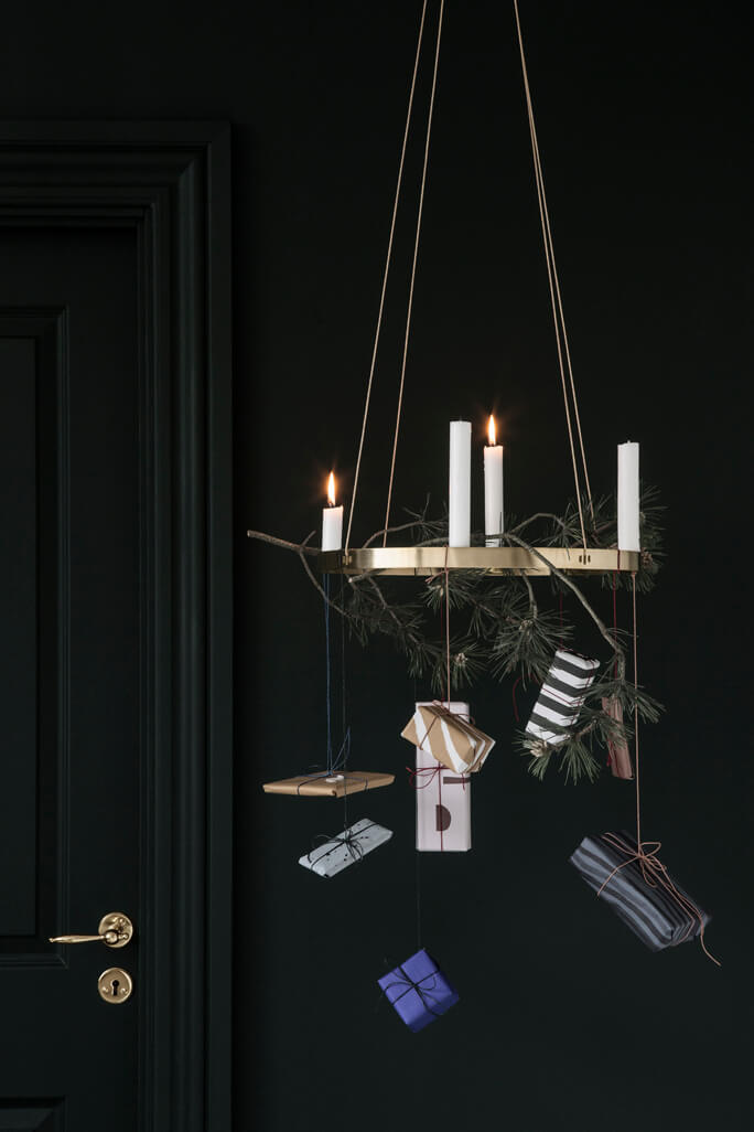 Candle Holder Circle - Brass Small | ferm LIVING | Home of Solinfo
