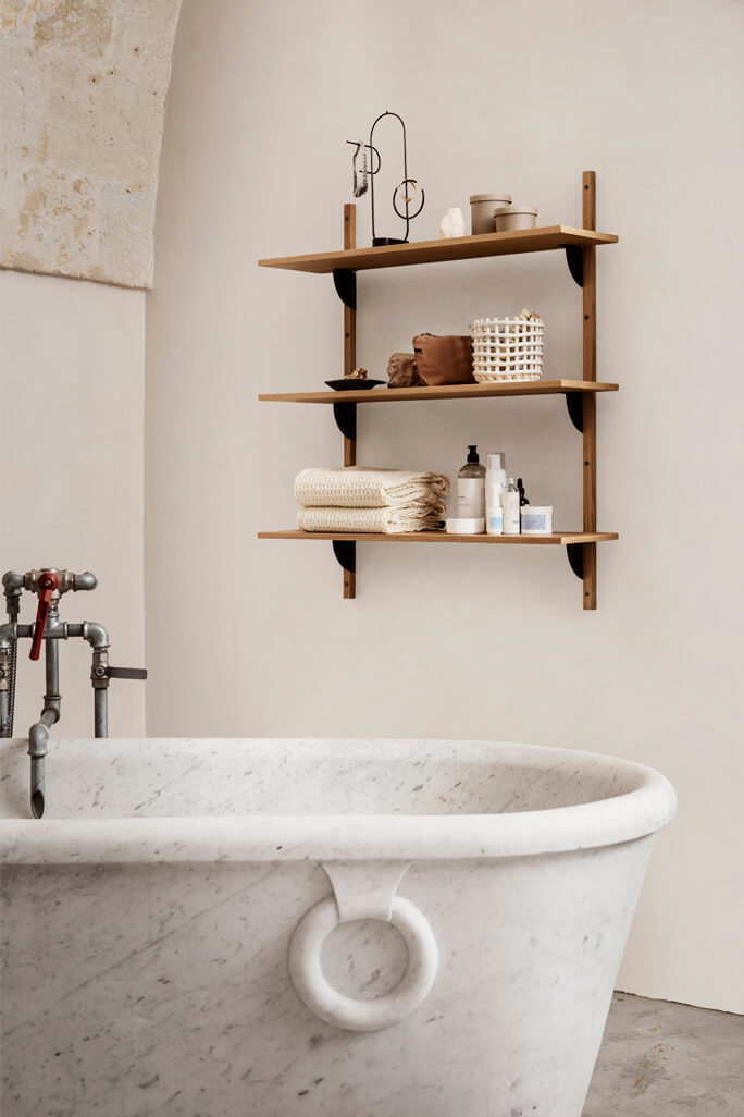 Ceramic Basket - Small Off-White | ferm LIVING | Home of Solinfo