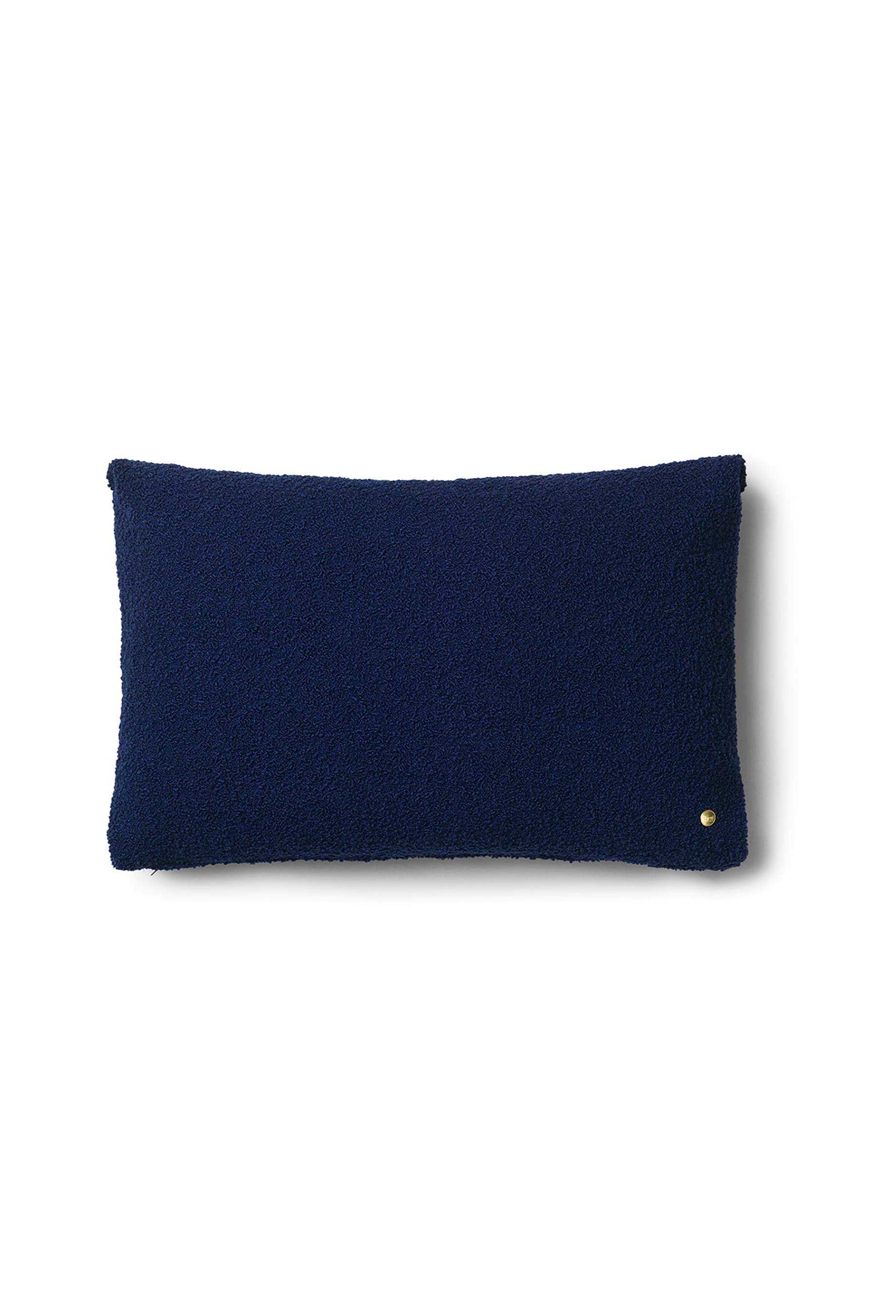 Clean Cushion - Wool Boucle - Deep Blue | ferm LIVING | Home of Solinfo