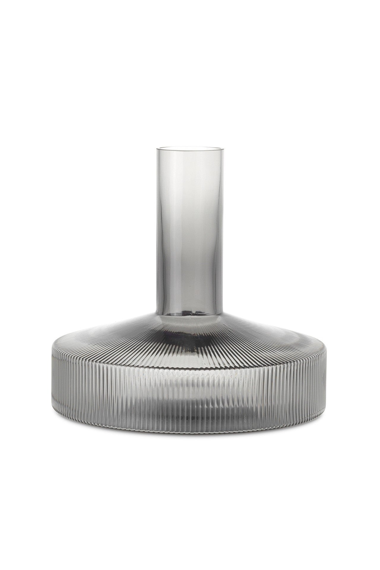Ripple wine carafe smoked grey | ferm LIVING | Home of Solinfo