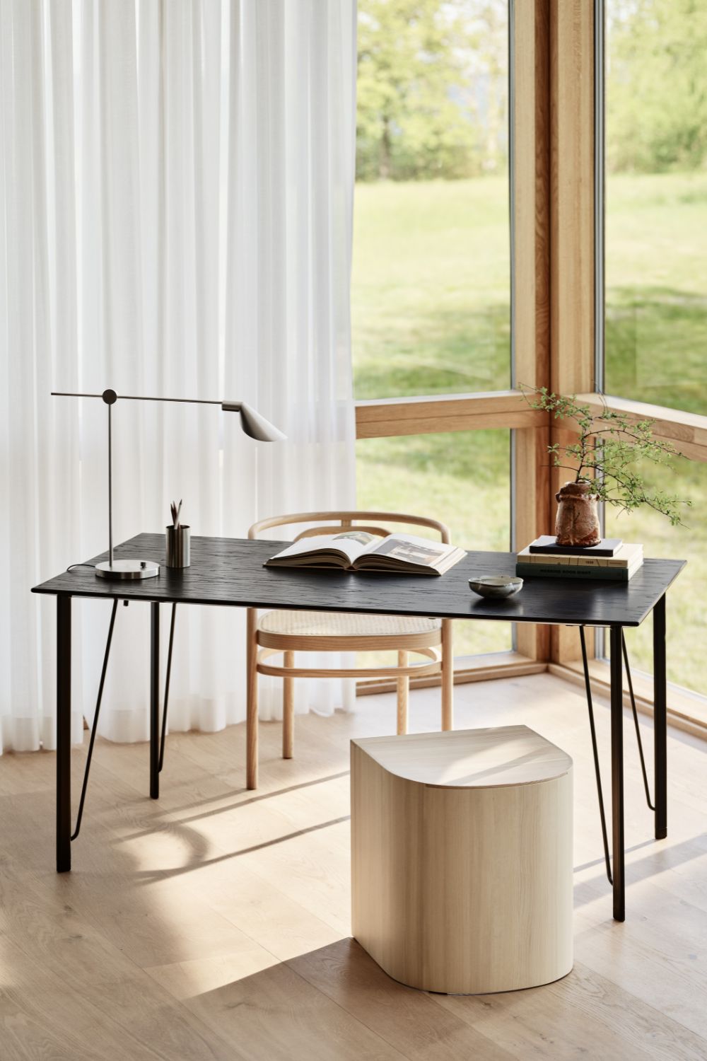 MS Series Table Lamp Stainless Steel | Fritz Hansen | Home of Solinfo