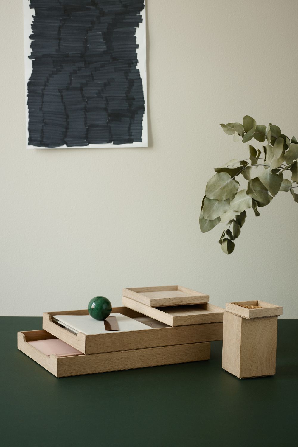 Nomad Pen Holder Oak | Fritz Hansen | Home of Solinfo