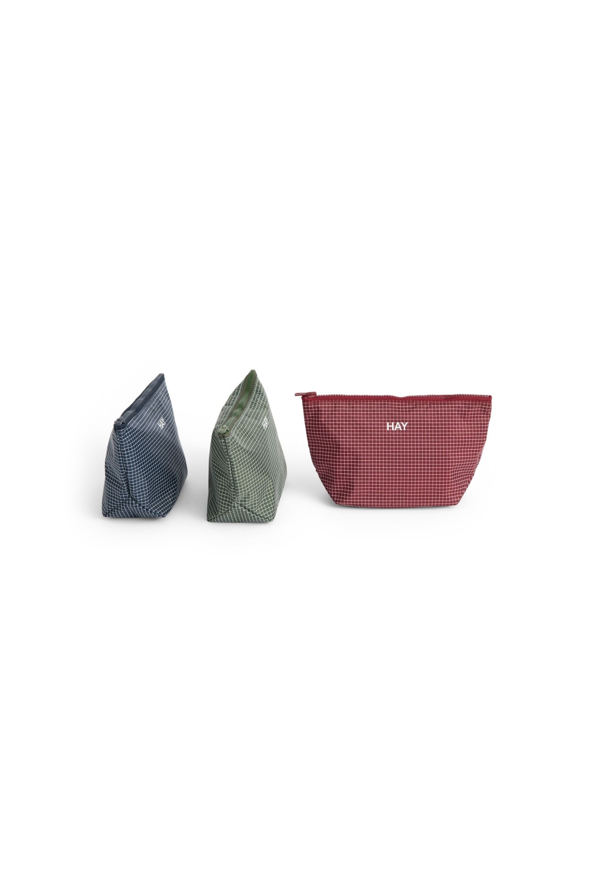 Grid Pouch S sötétzöld