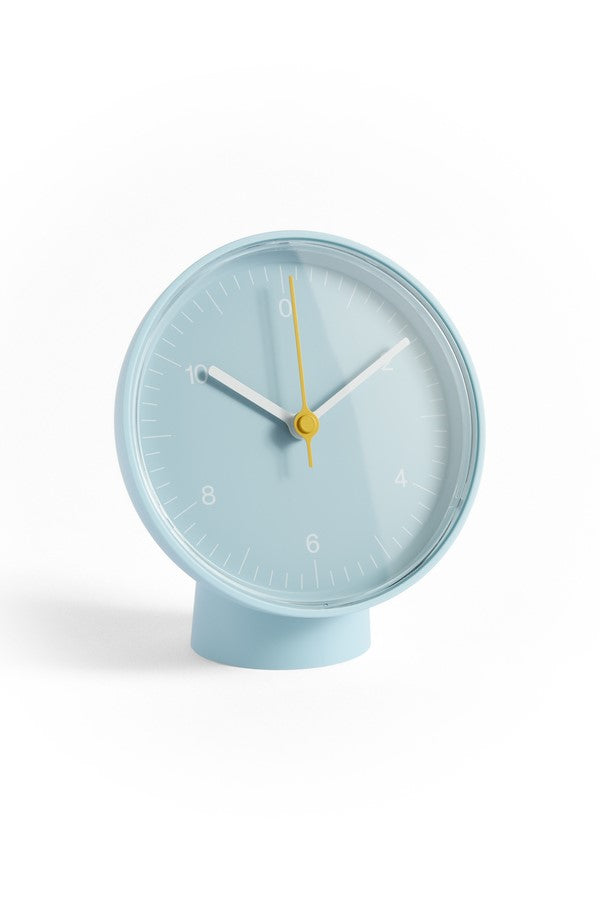 Table clock blue
