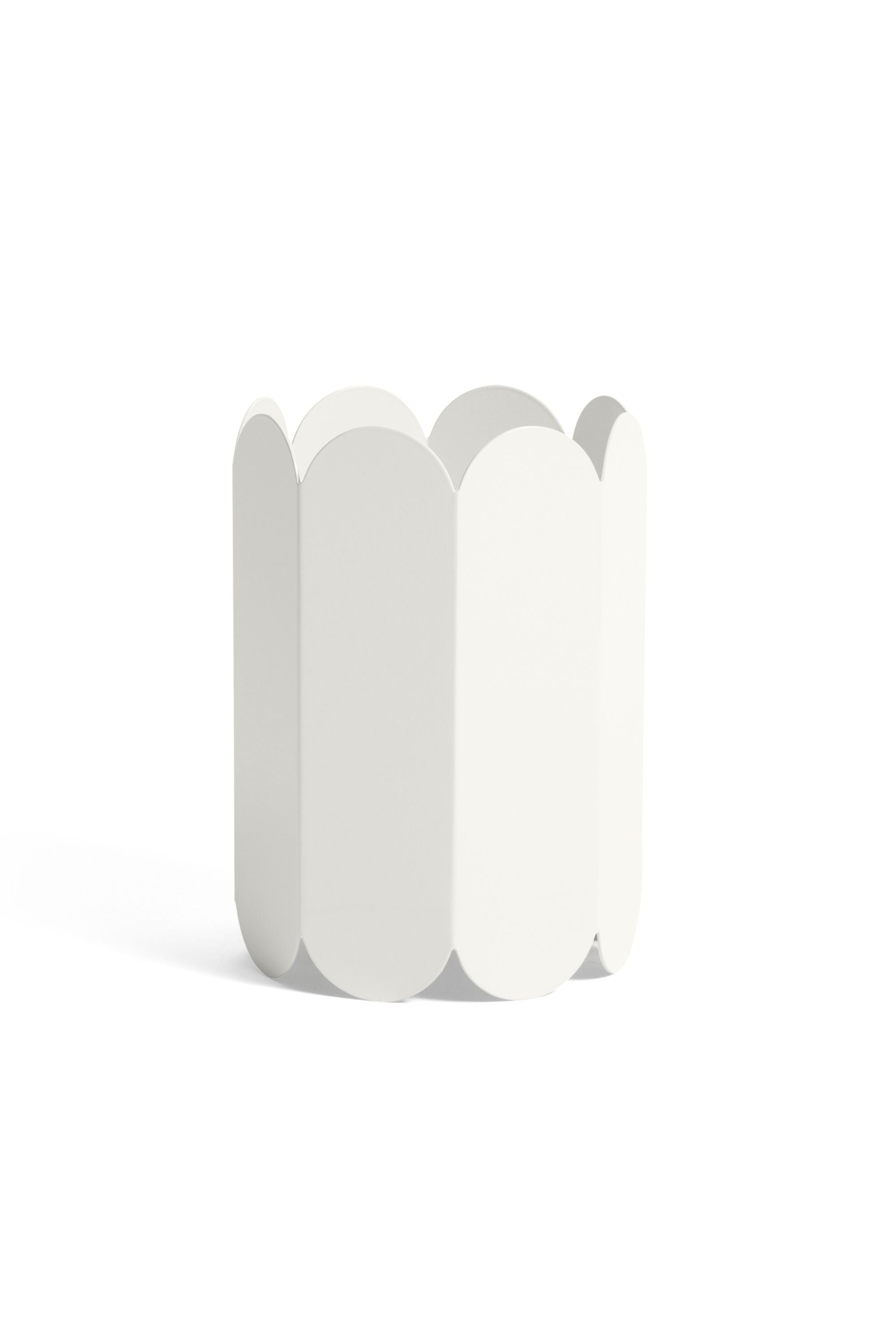 Arcs White Vase