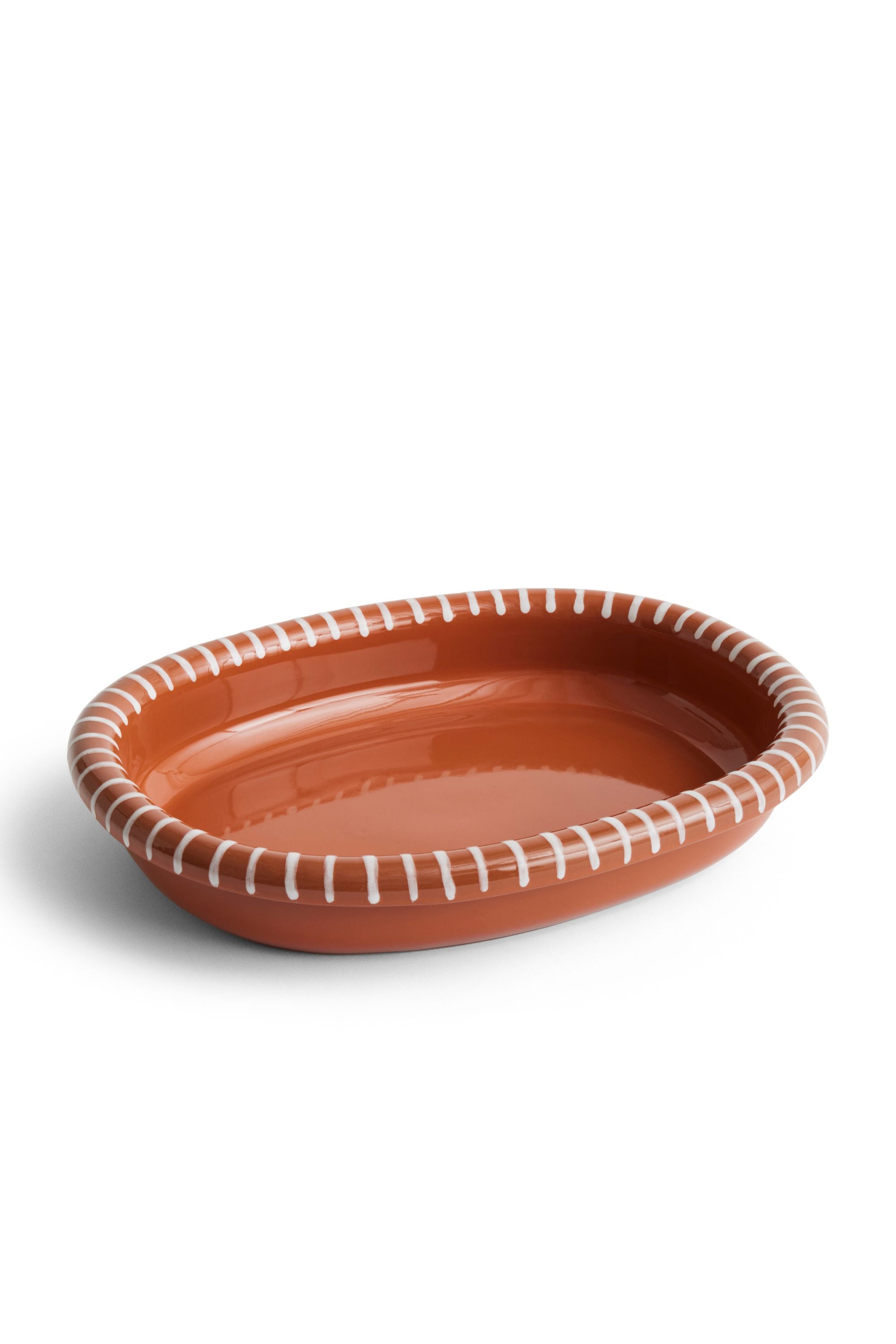Barro Natural Oval Dish L
