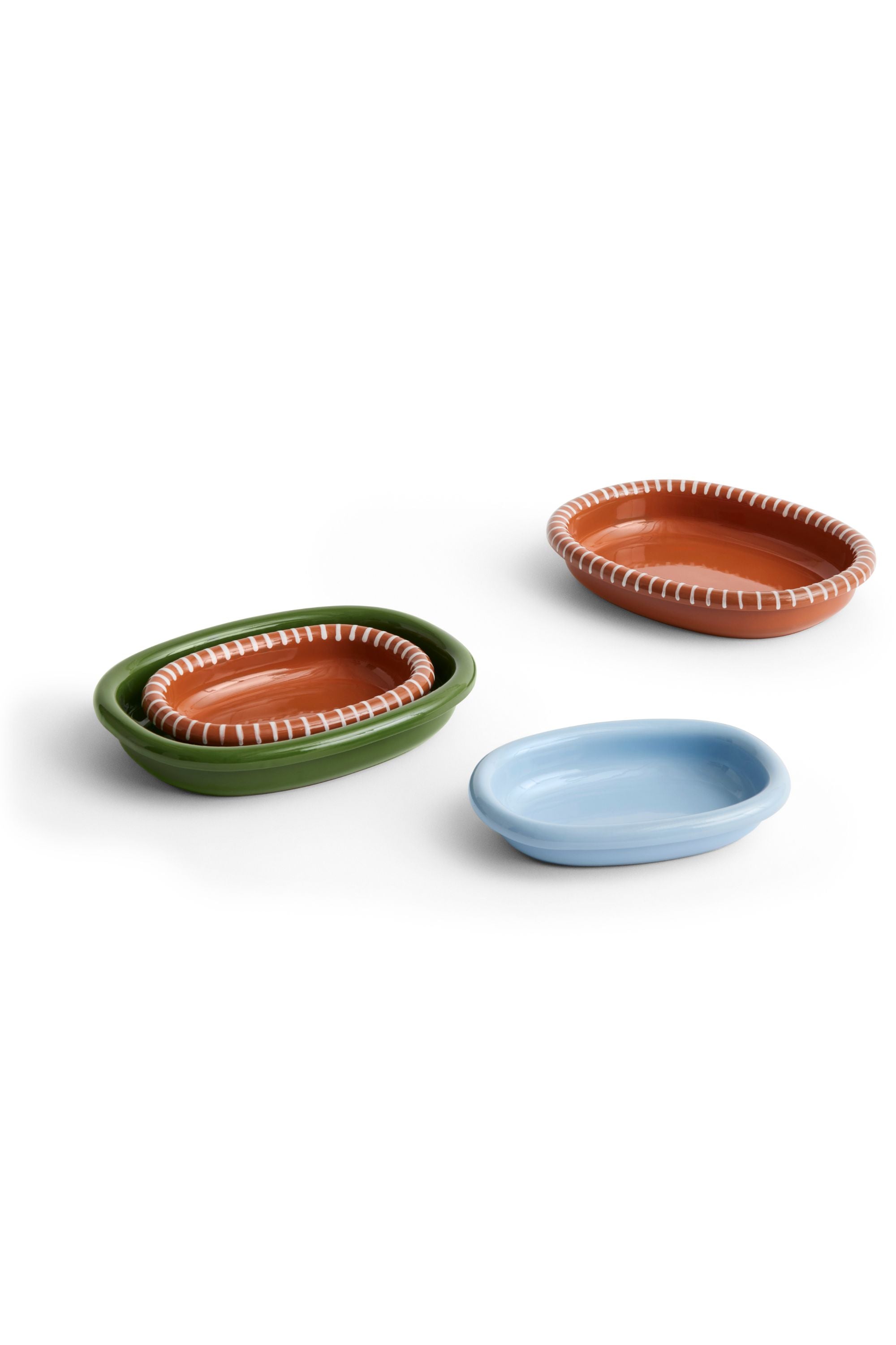 Barro Light Blue Oval Dish S