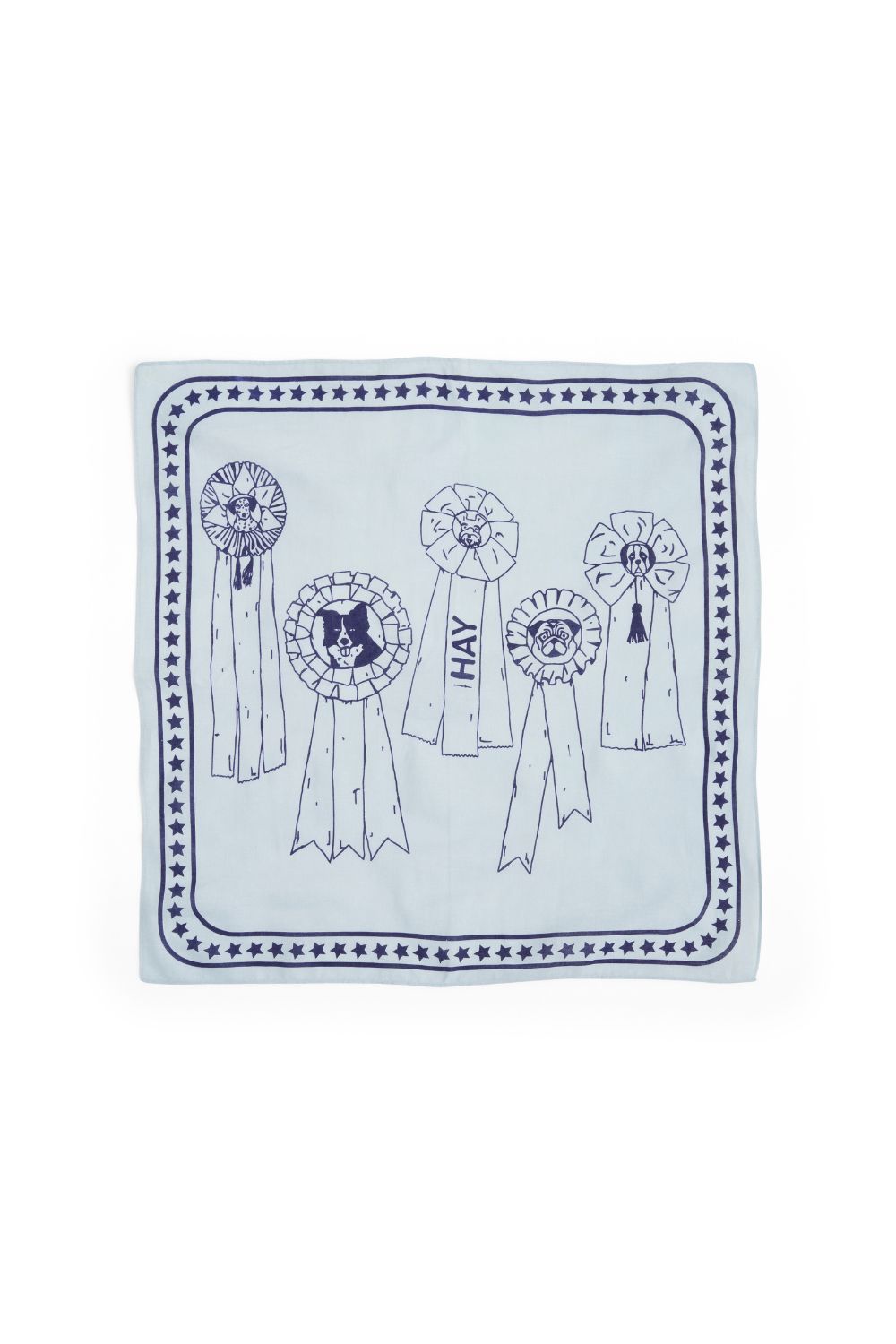 HAY Dogs Scarf Light Blue