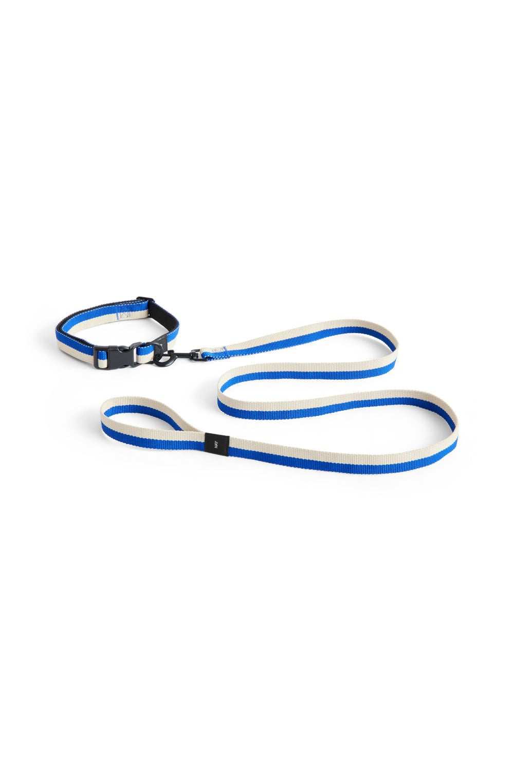 HAY Dogs Collar Flat M/L Blue and Off-white | Hay | Home of Solinfo