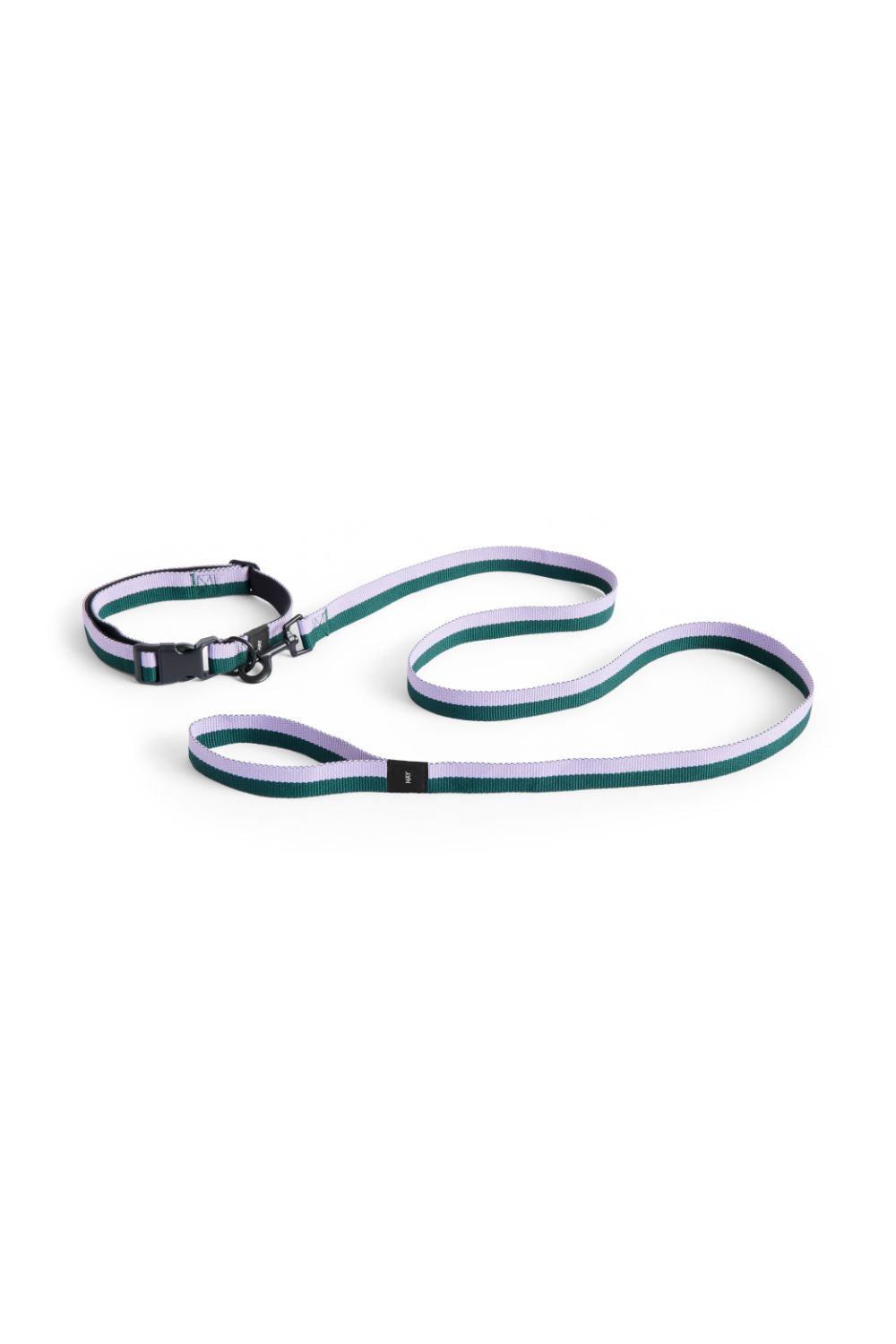 HAY Dogs Collar Flat S/M Lavender and Green