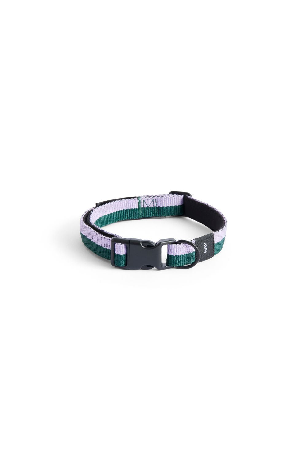 HAY Dogs Collar Flat S/M Lavender and Green