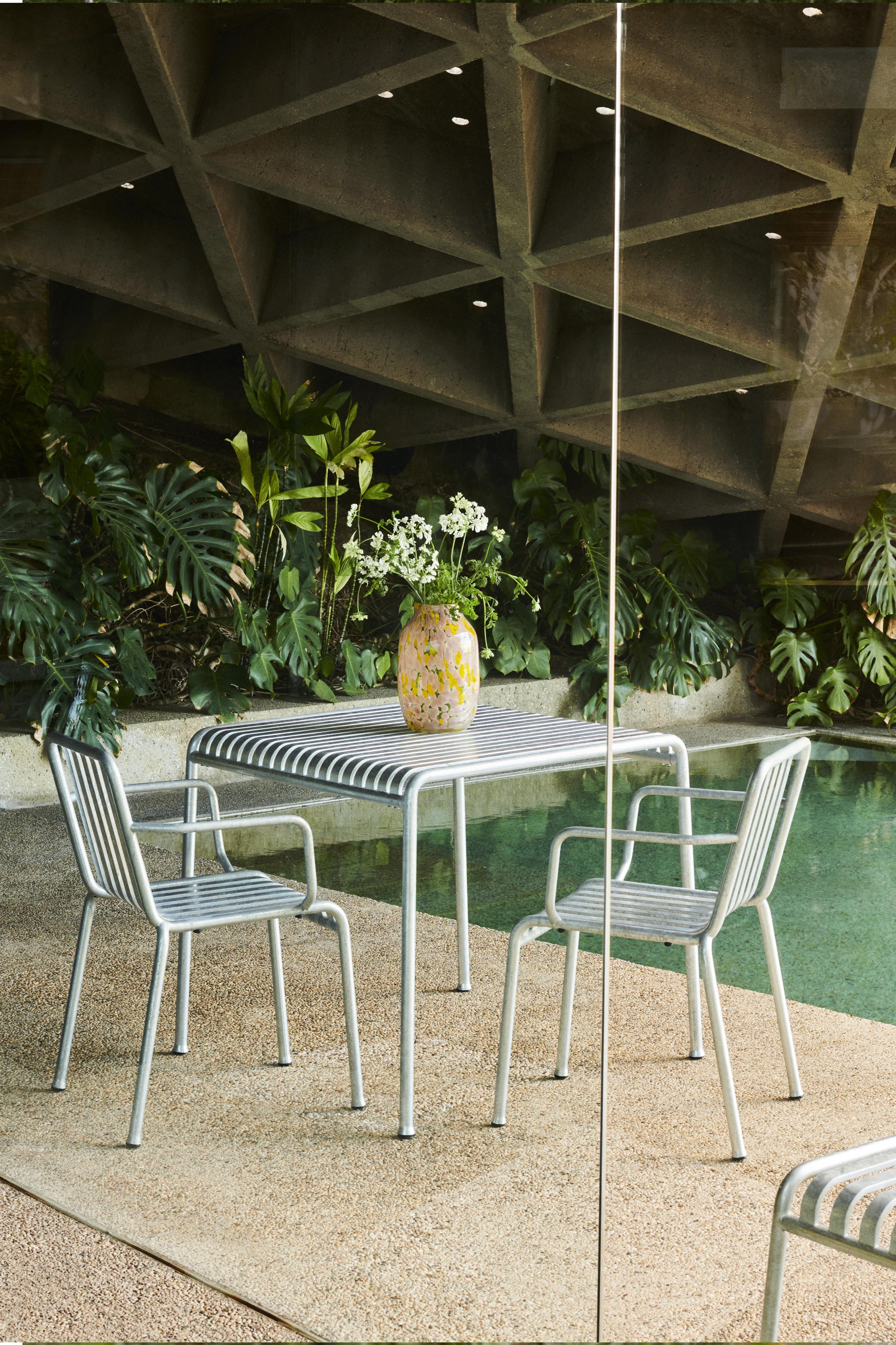 Palissade Galvanised Steel Armchair