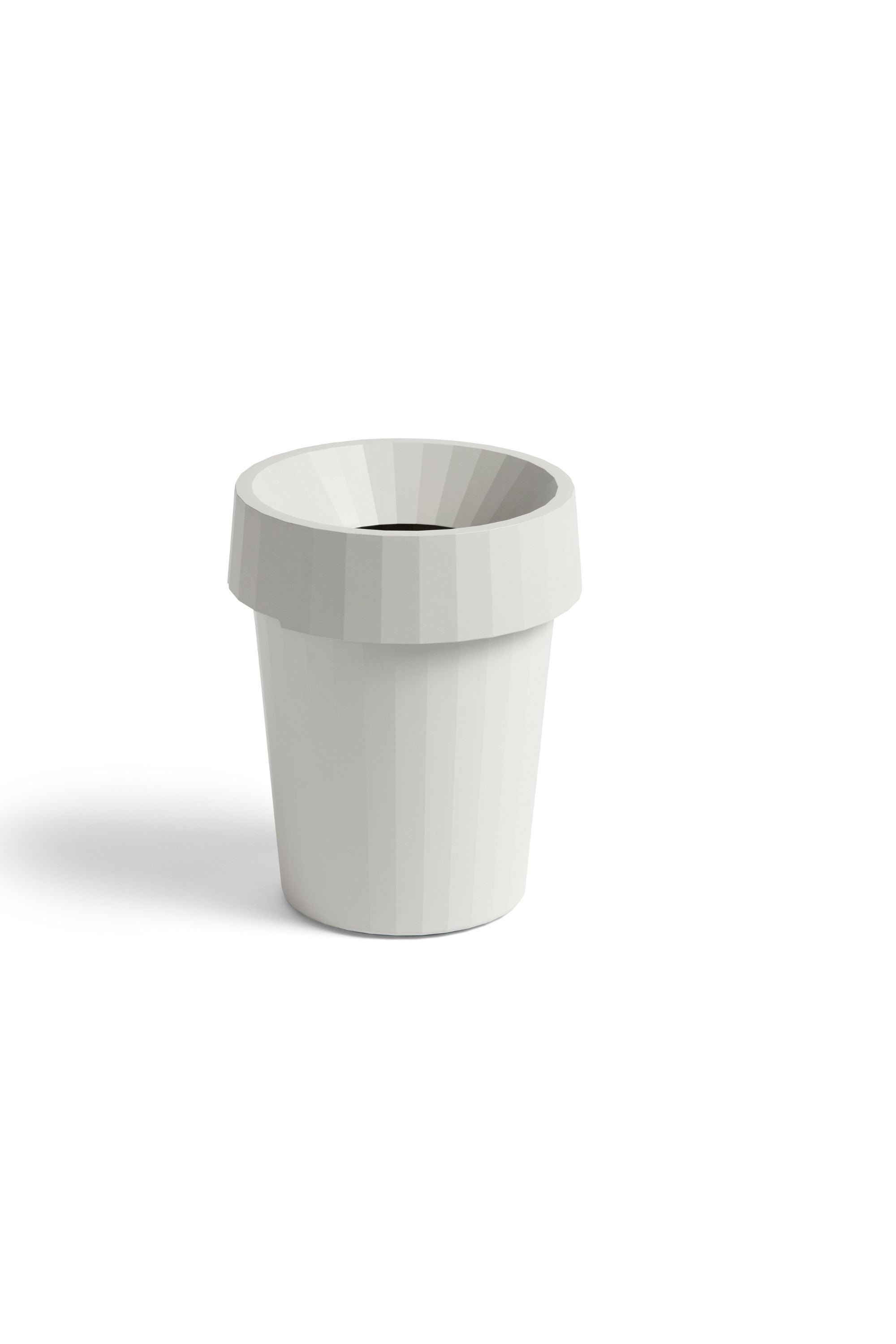 Shade white bin