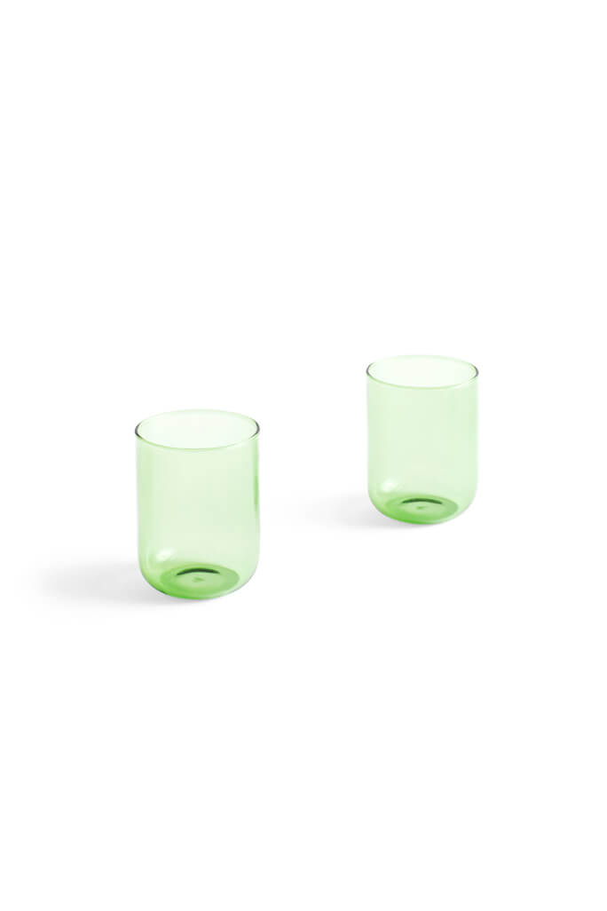 Tint green tumbler set of 2