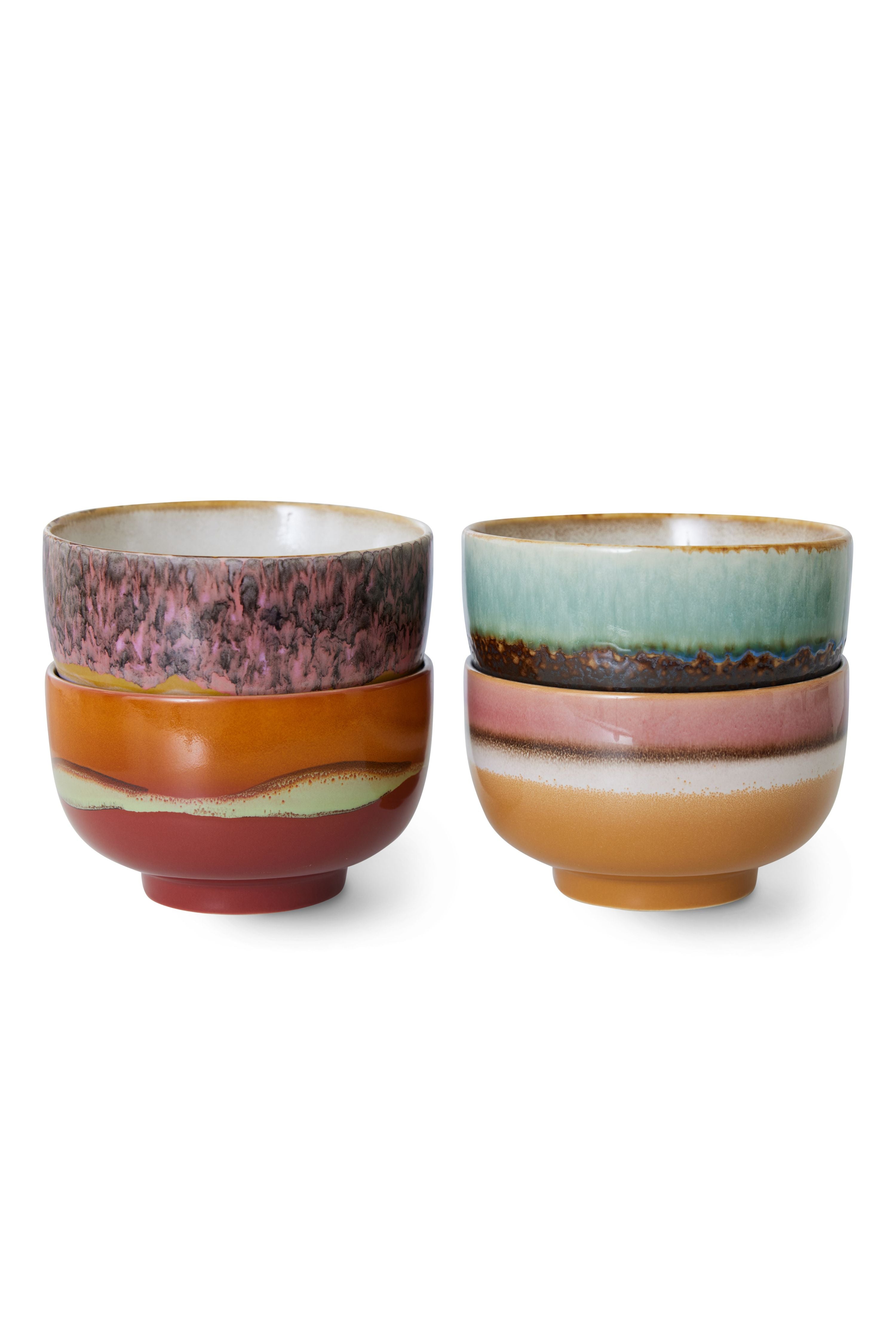 70s Ceramics Geyser noodle bowl set