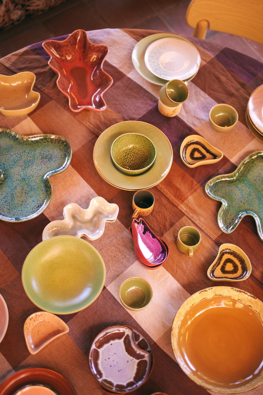 Chef Ceramics mohazöld csésze csészealjal