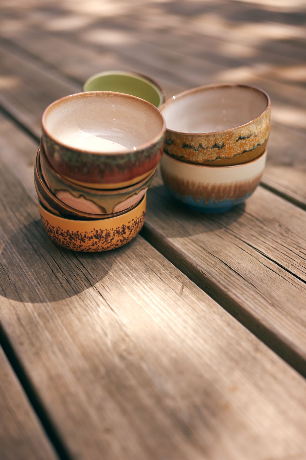 70s Ceramics Seabreeze Noodle Bowl Set of 4