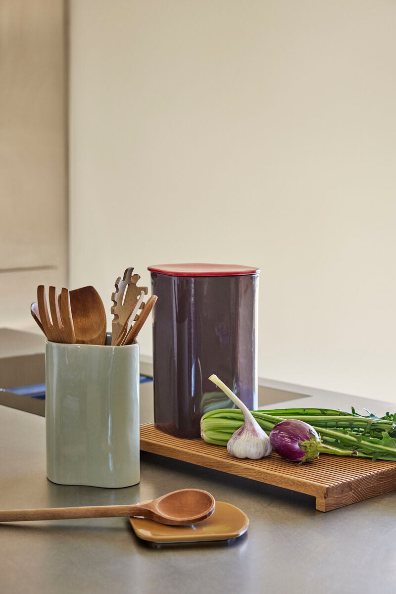 Amare canister with lid small