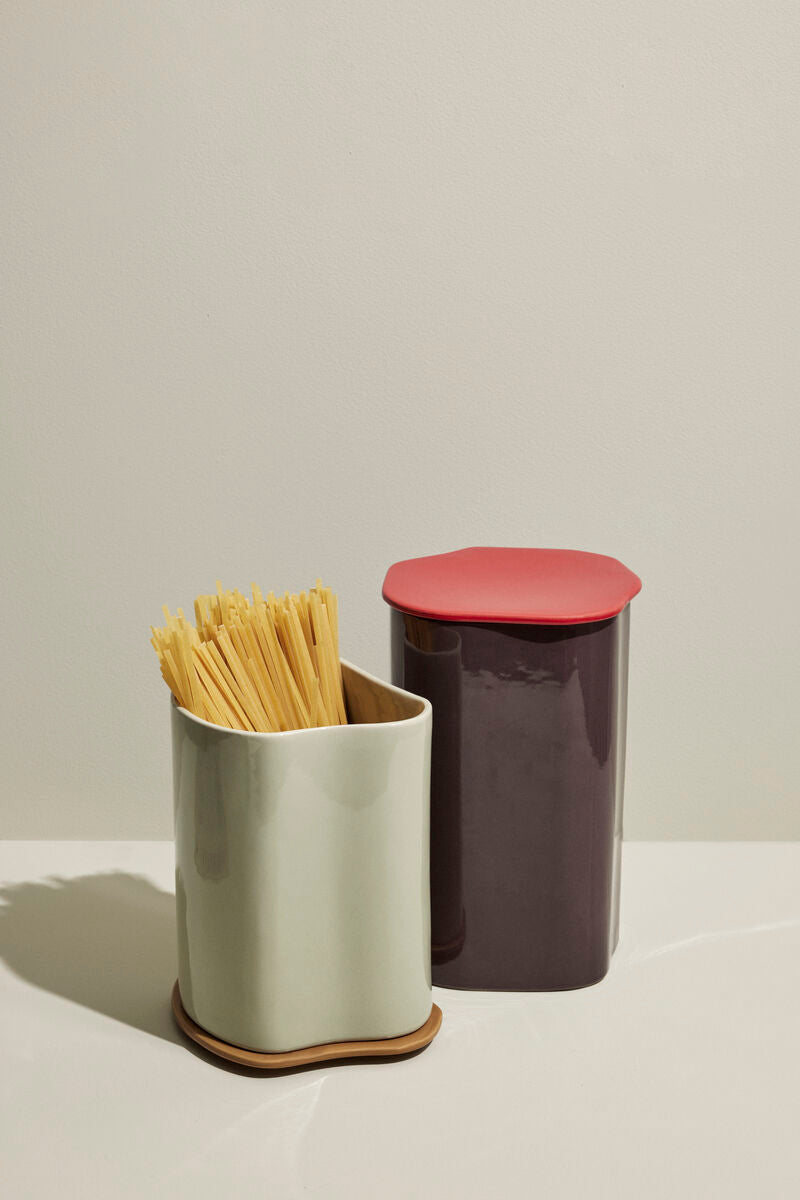 Amare canister with lid small