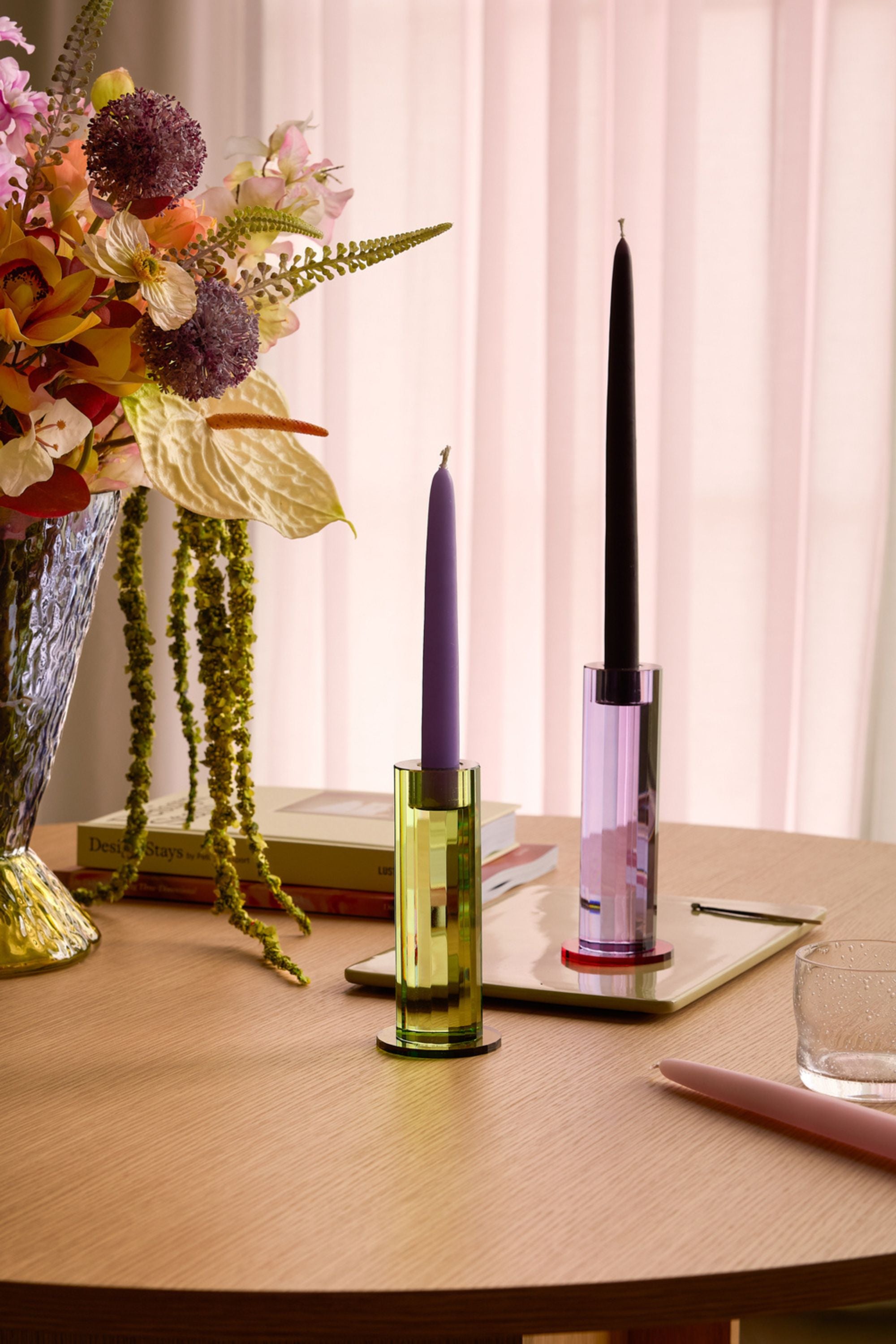 Cut zöld gyertyatartó szett