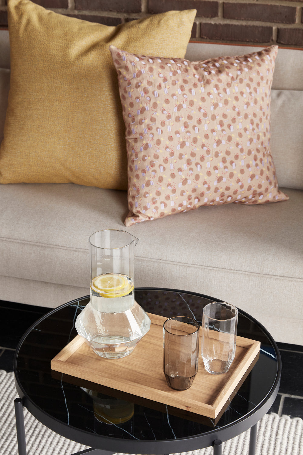 Frame Trays Natural set of 2