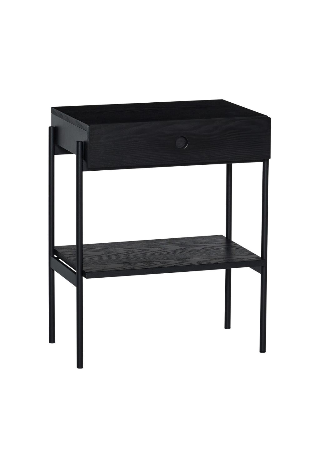 Noir Bedside Table Black