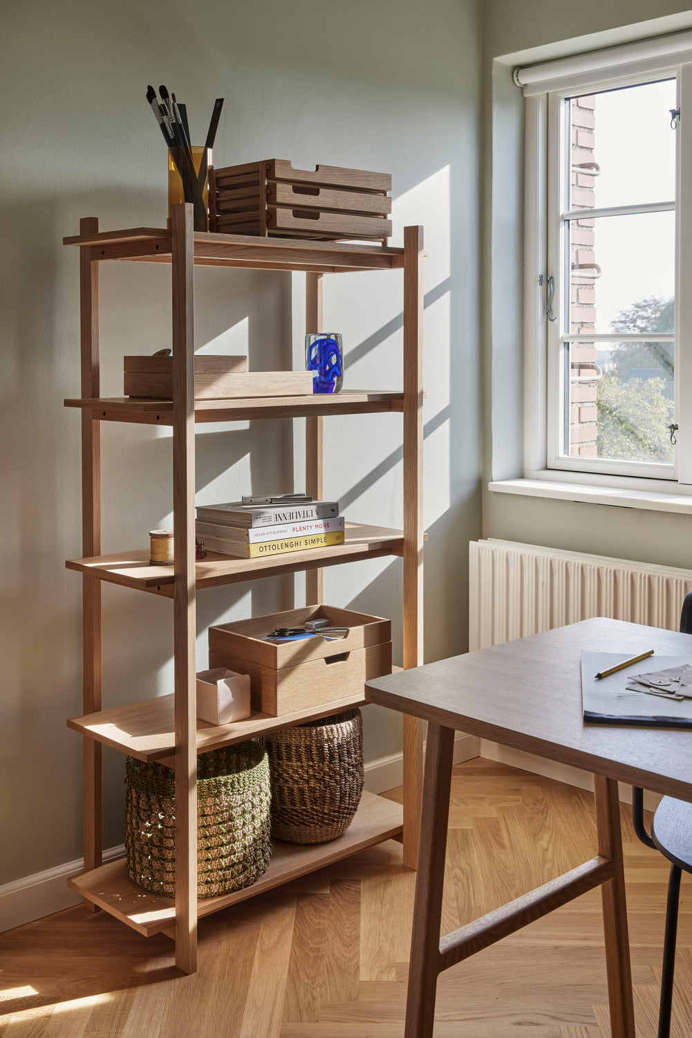 Note Storage Box Natural set of 2