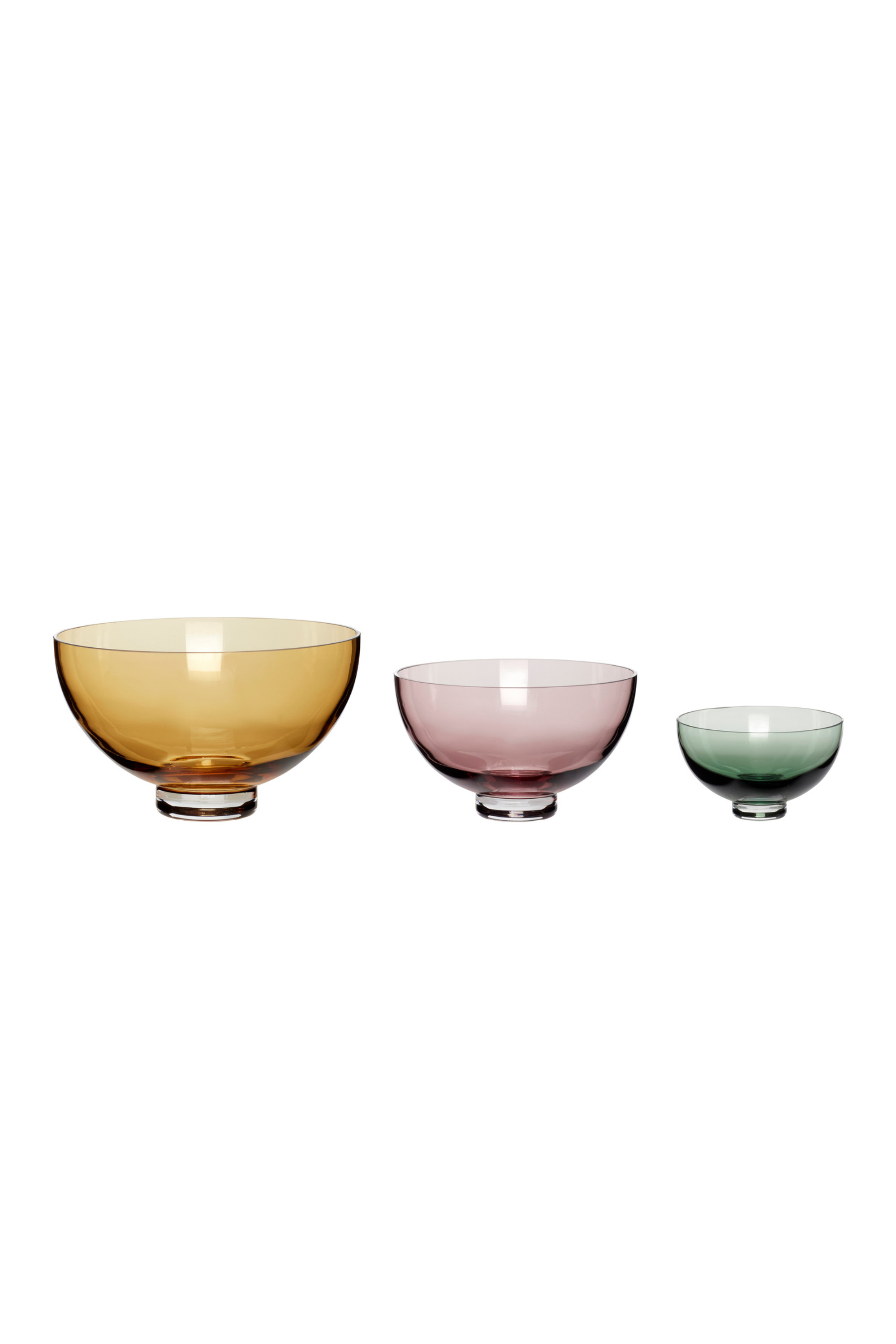 Radiant Bowls Multicolour set of 3