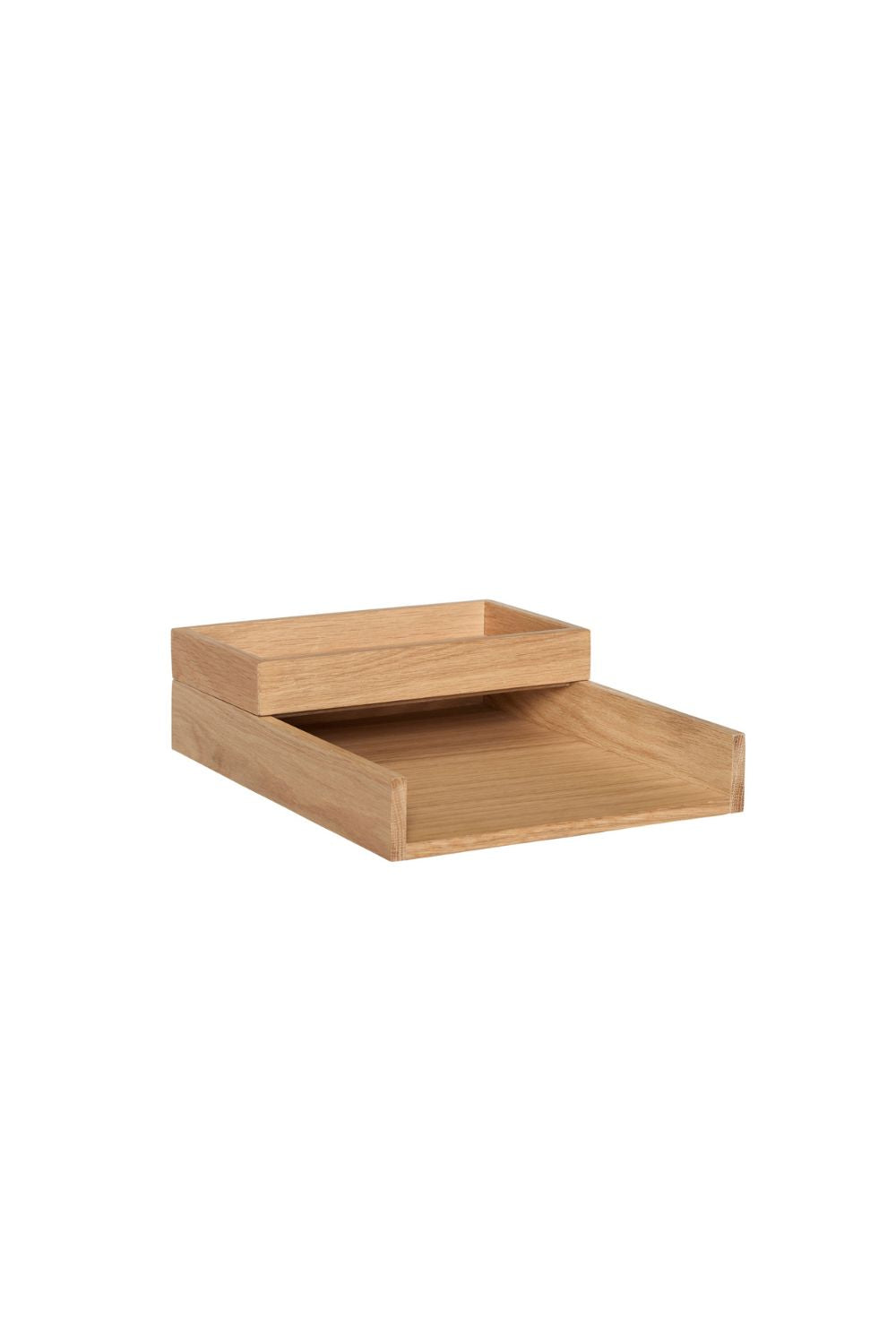 Rail Desk Organiser Natural Set of 2