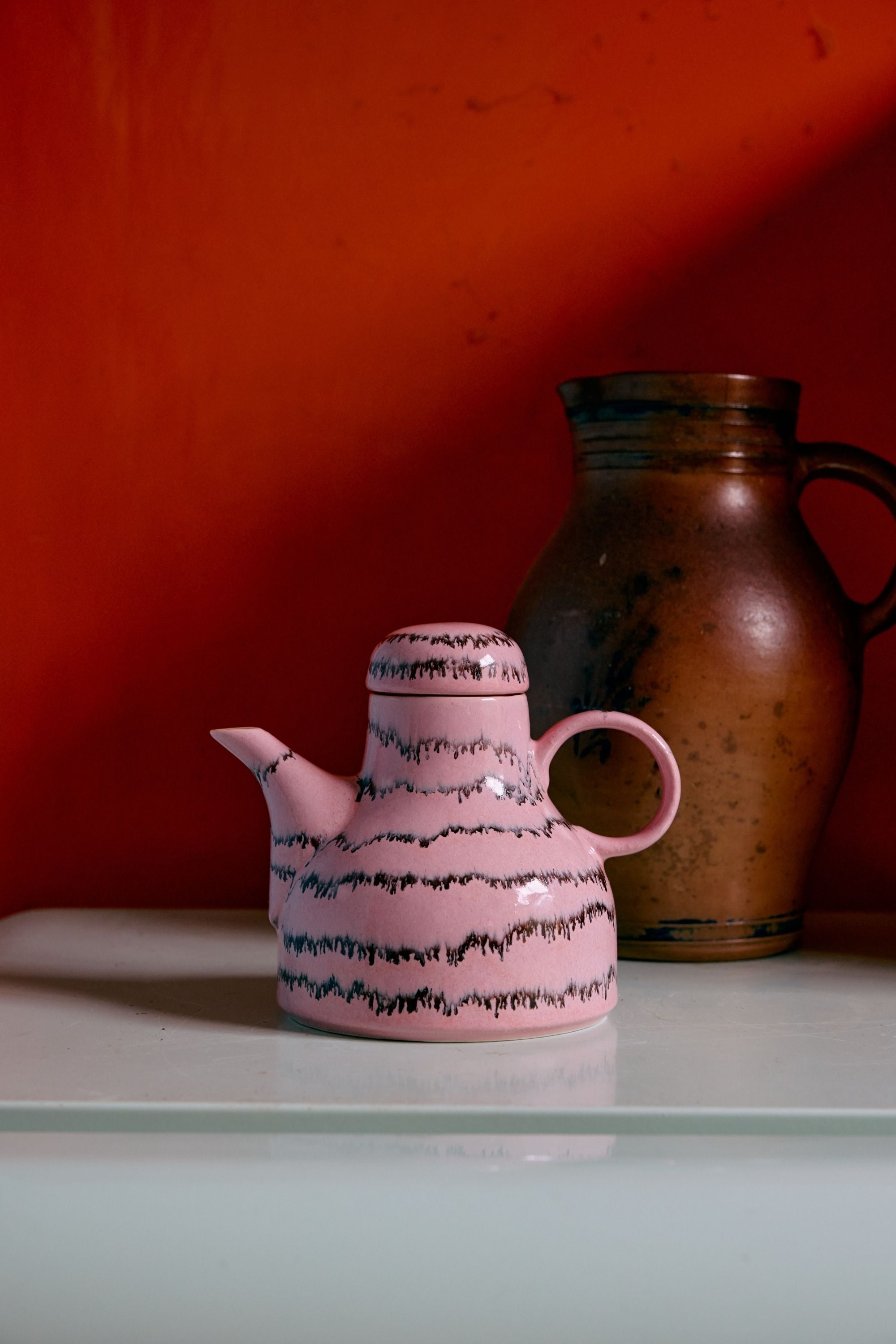70s ceramics: coffee pot - bubble