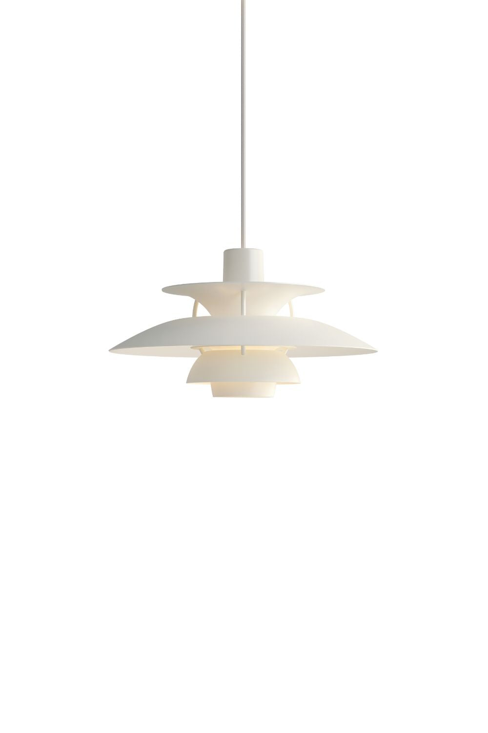 PH 5 Mini Monochrome White Pendant | Louis Poulsen | Home of Solinfo