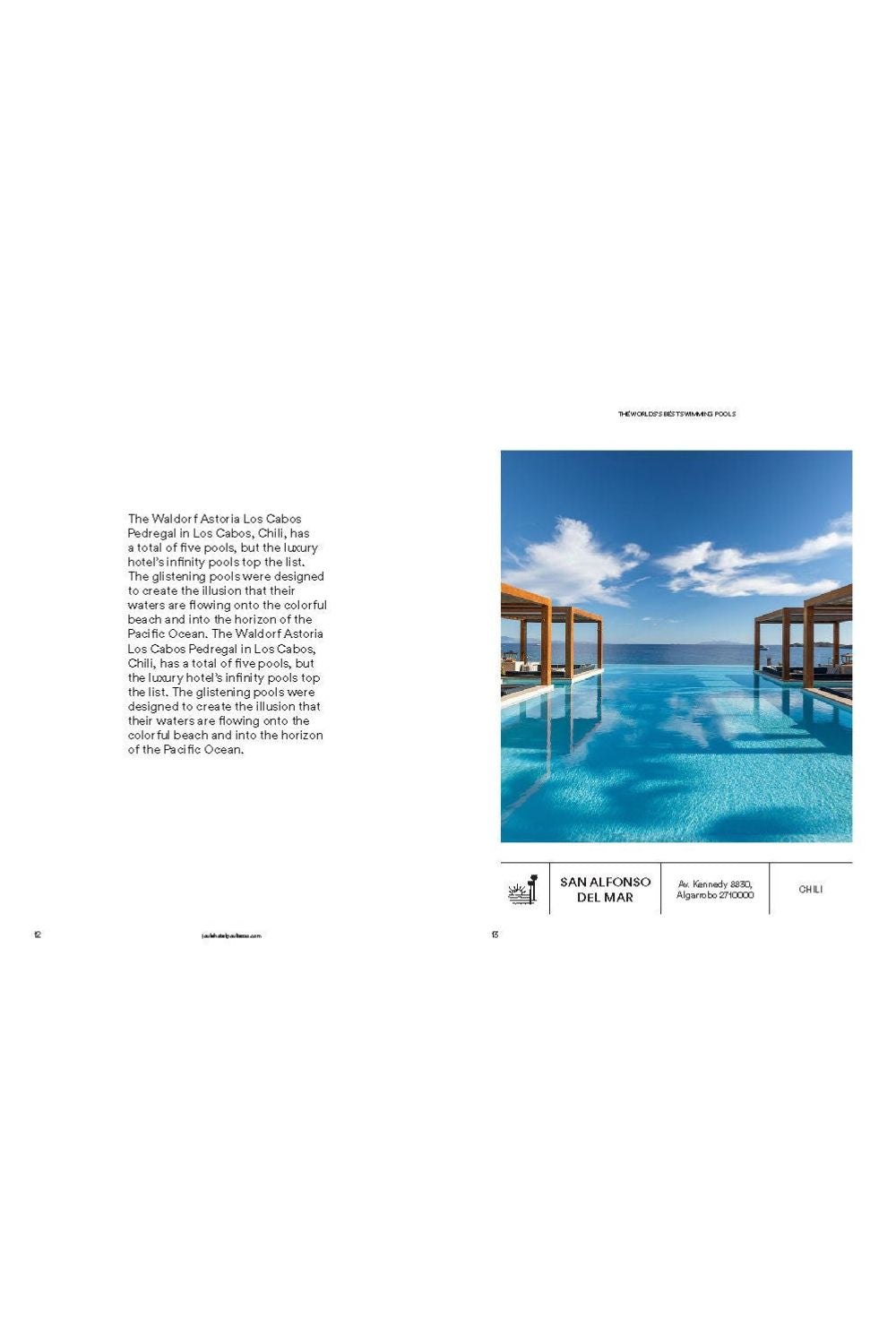 Swimming Pools - The World's Best