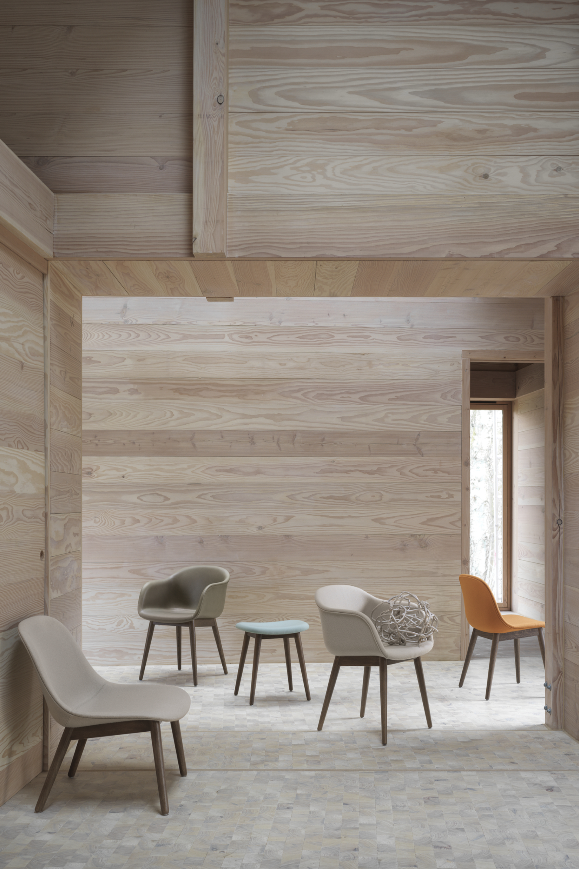 Fiber Étkezőszék Ocean/Tölgy