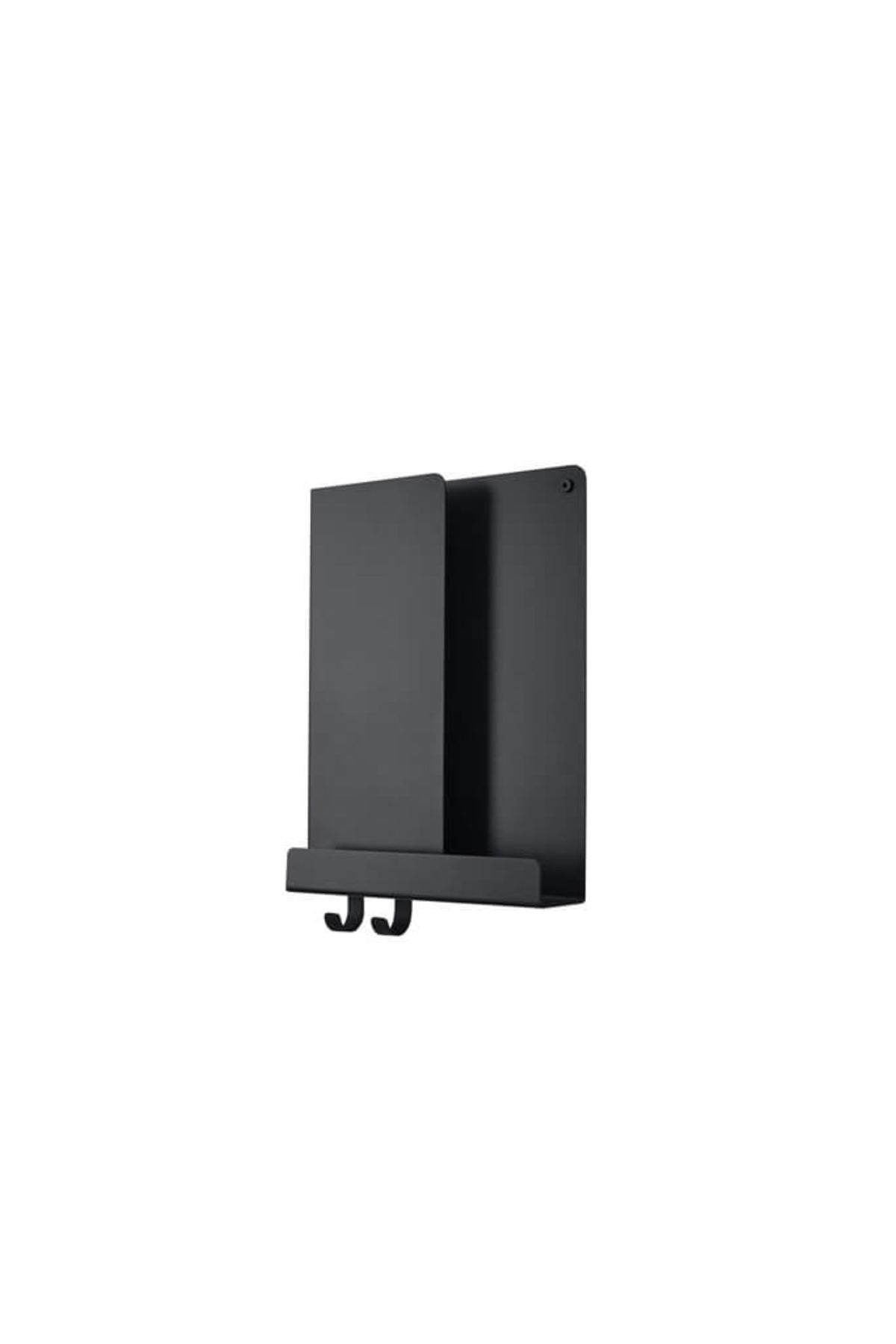Folded shelves black 29,5 x 40 cm