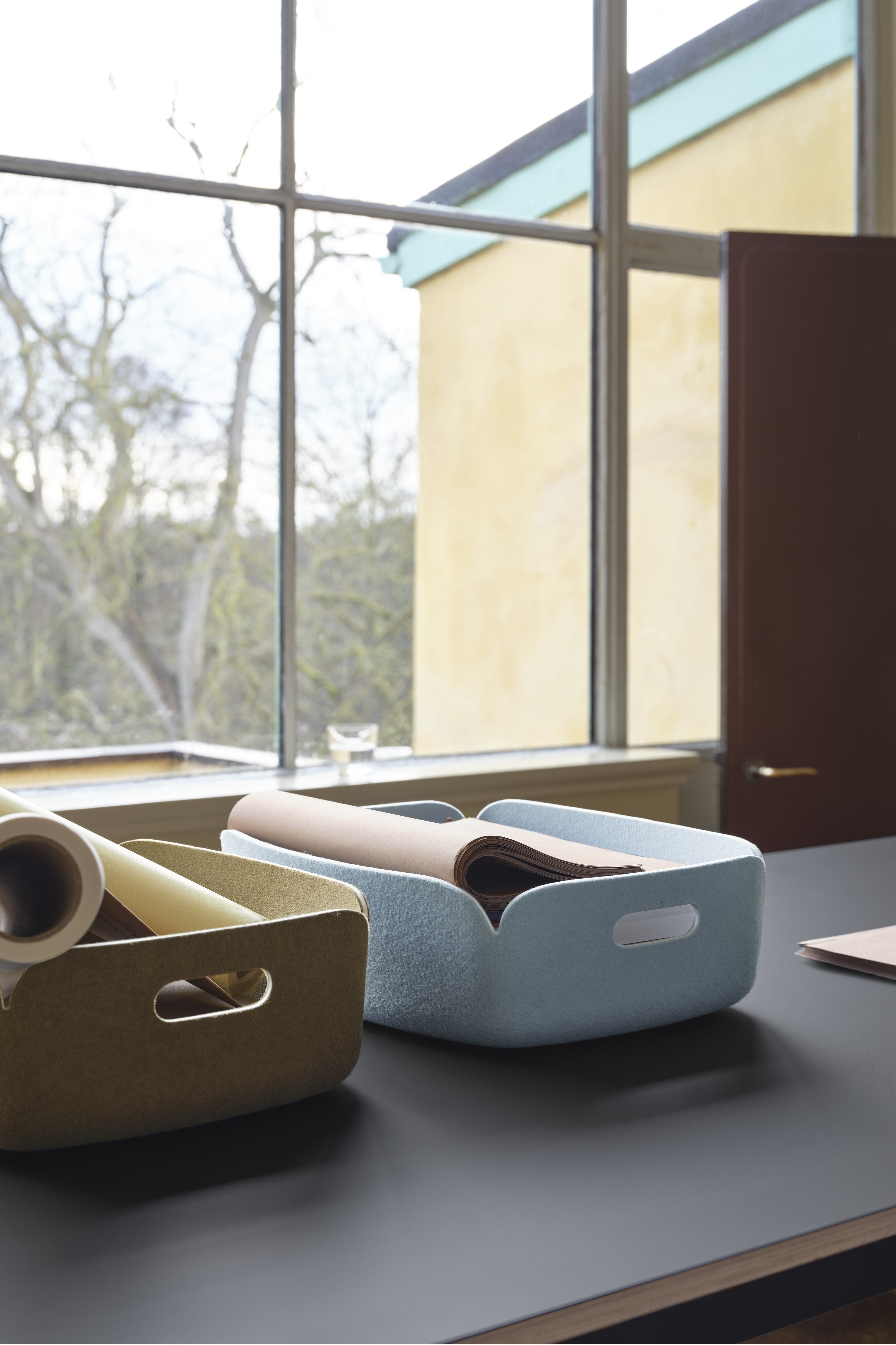 Restore light blue tray