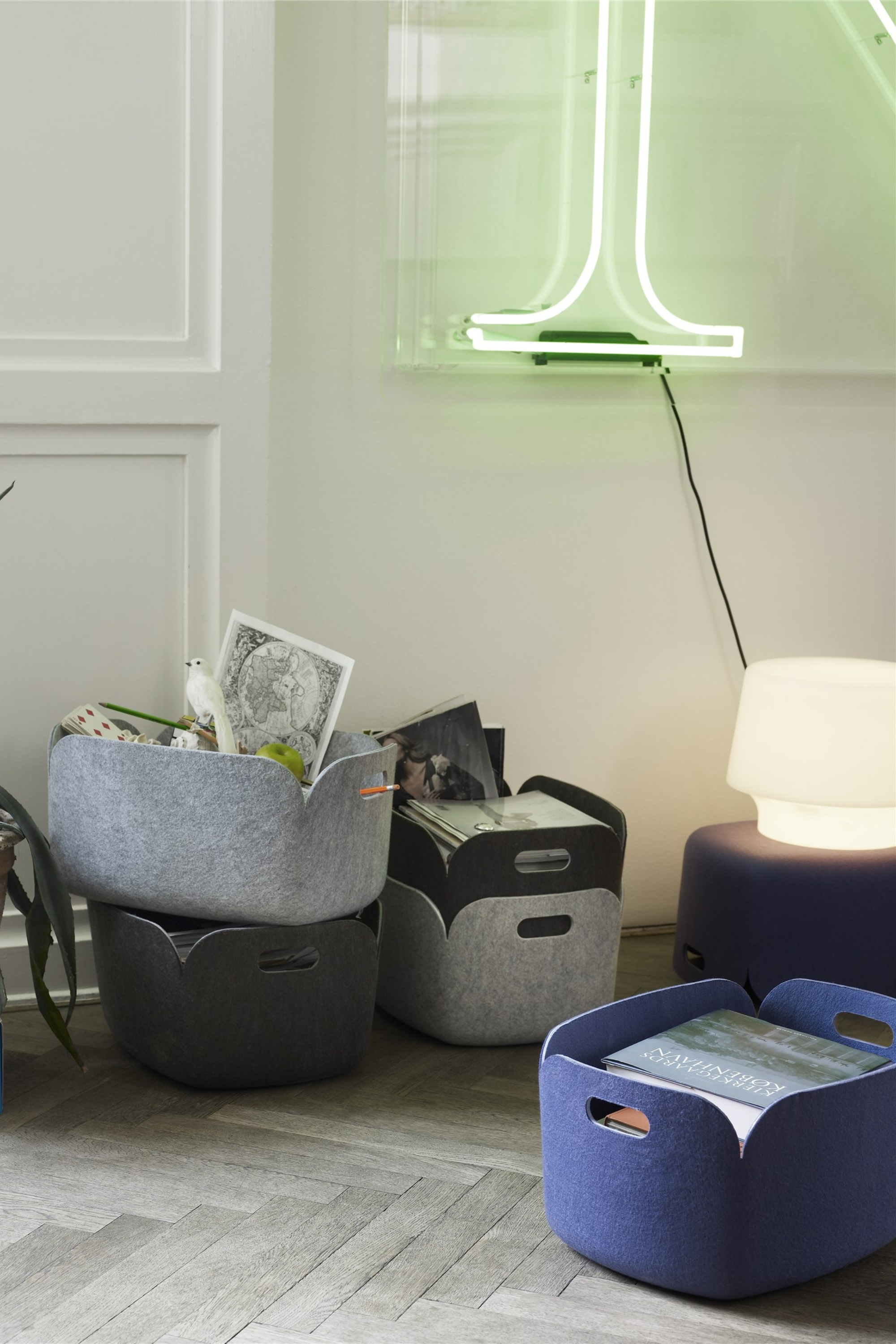 Restore Nightblue Basket