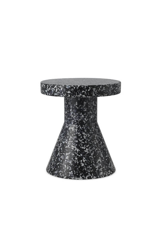 Bit Stool Cone Black White