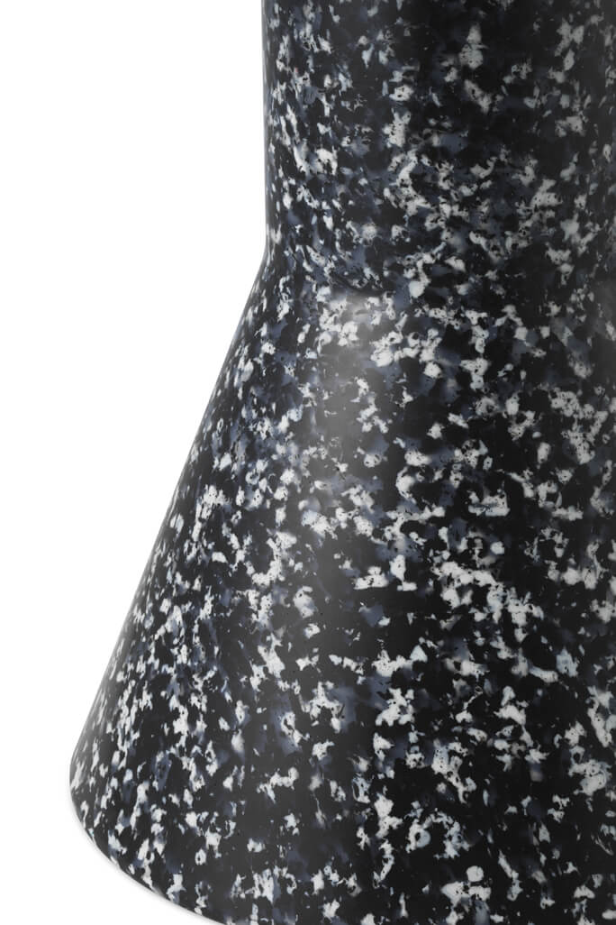 Bit Stool Cone Black White