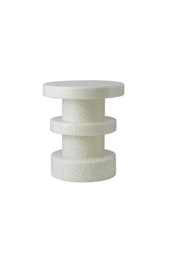 Bit Stool Stack White