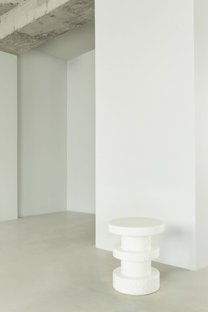 Bit Stool Stack White