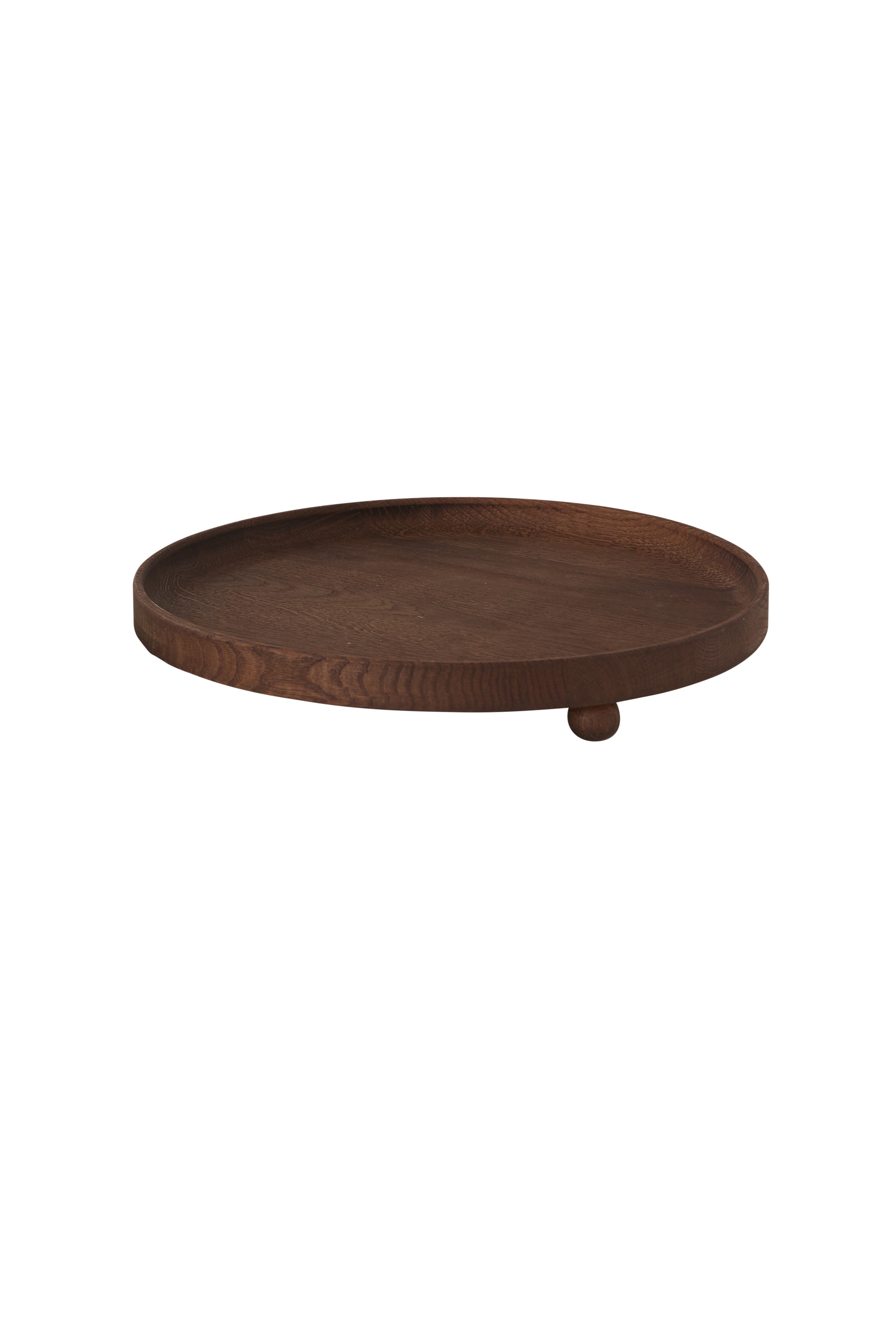Inka Rounded Smoked Oak Tray | OYOY | Home of Solinfo