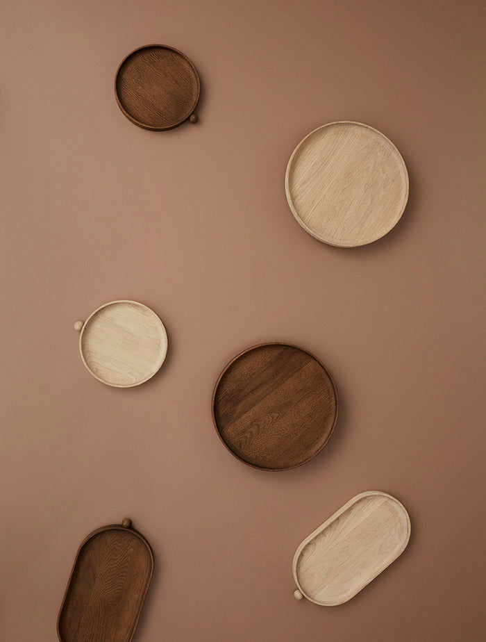 Inka Round Oak Tray | OYOY | Home of Solinfo