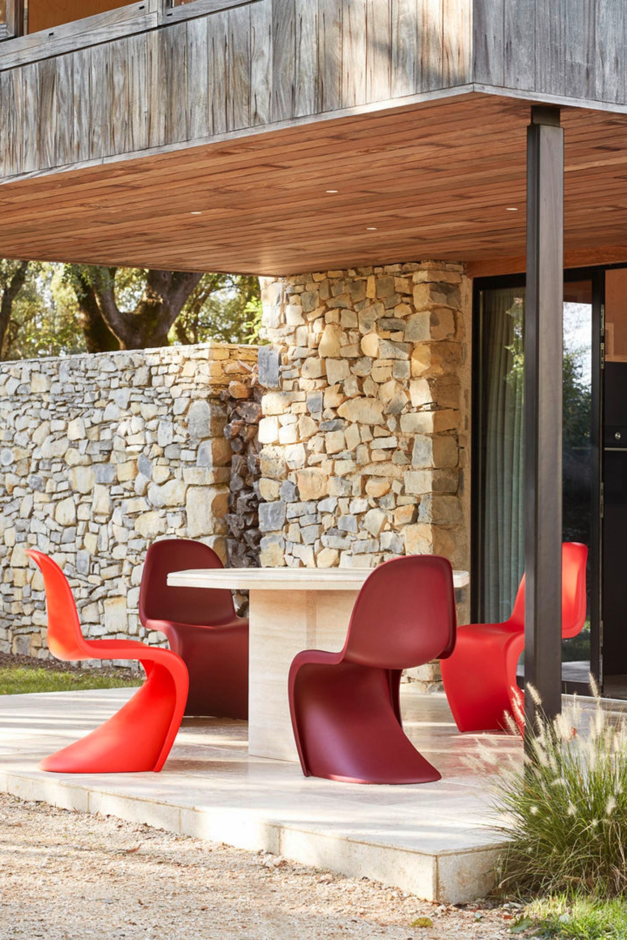 Panton szék klasszikus piros