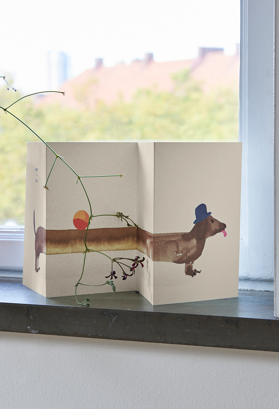 Doug the Dachshund képeslap