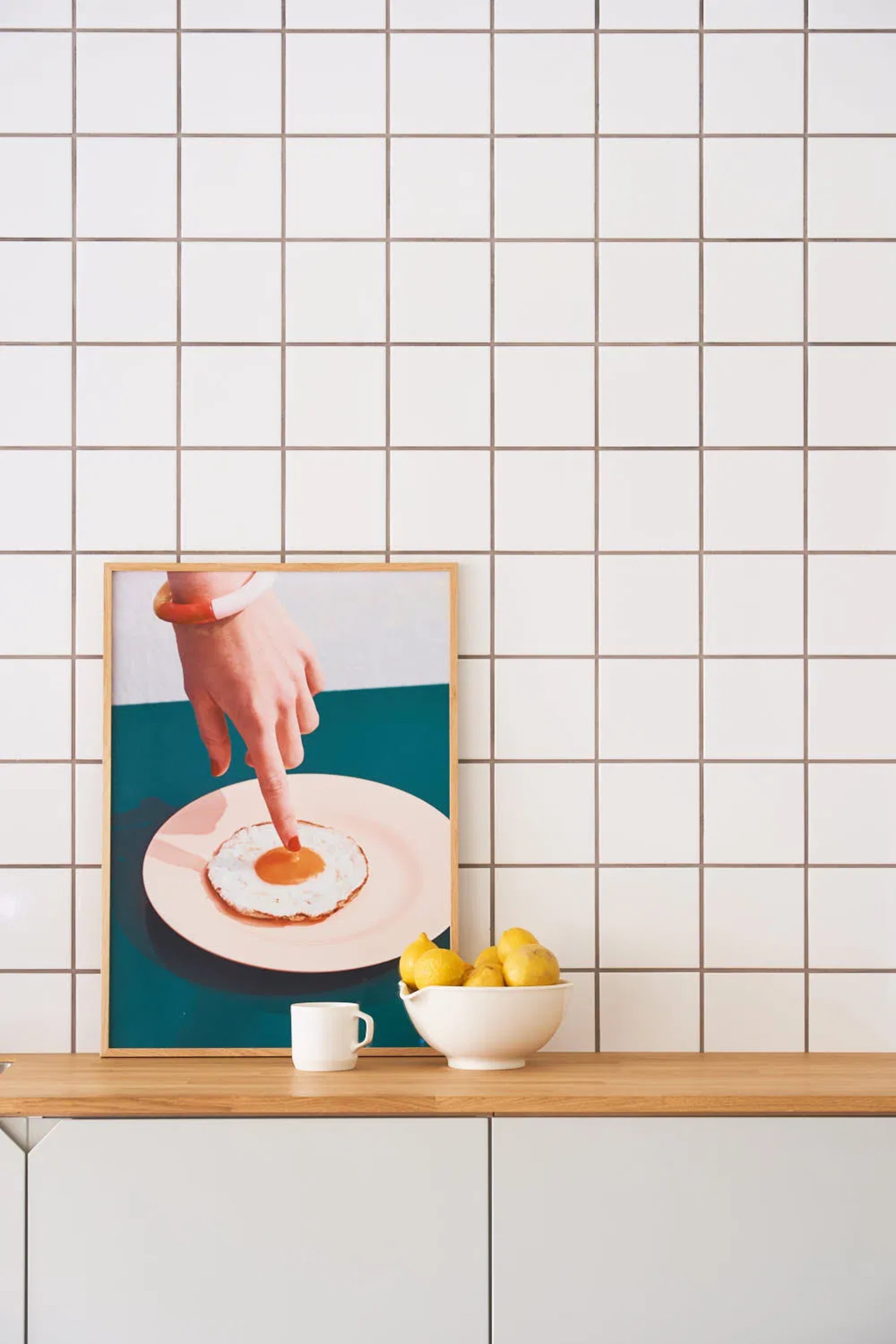 Fried Egg Poster 50x70