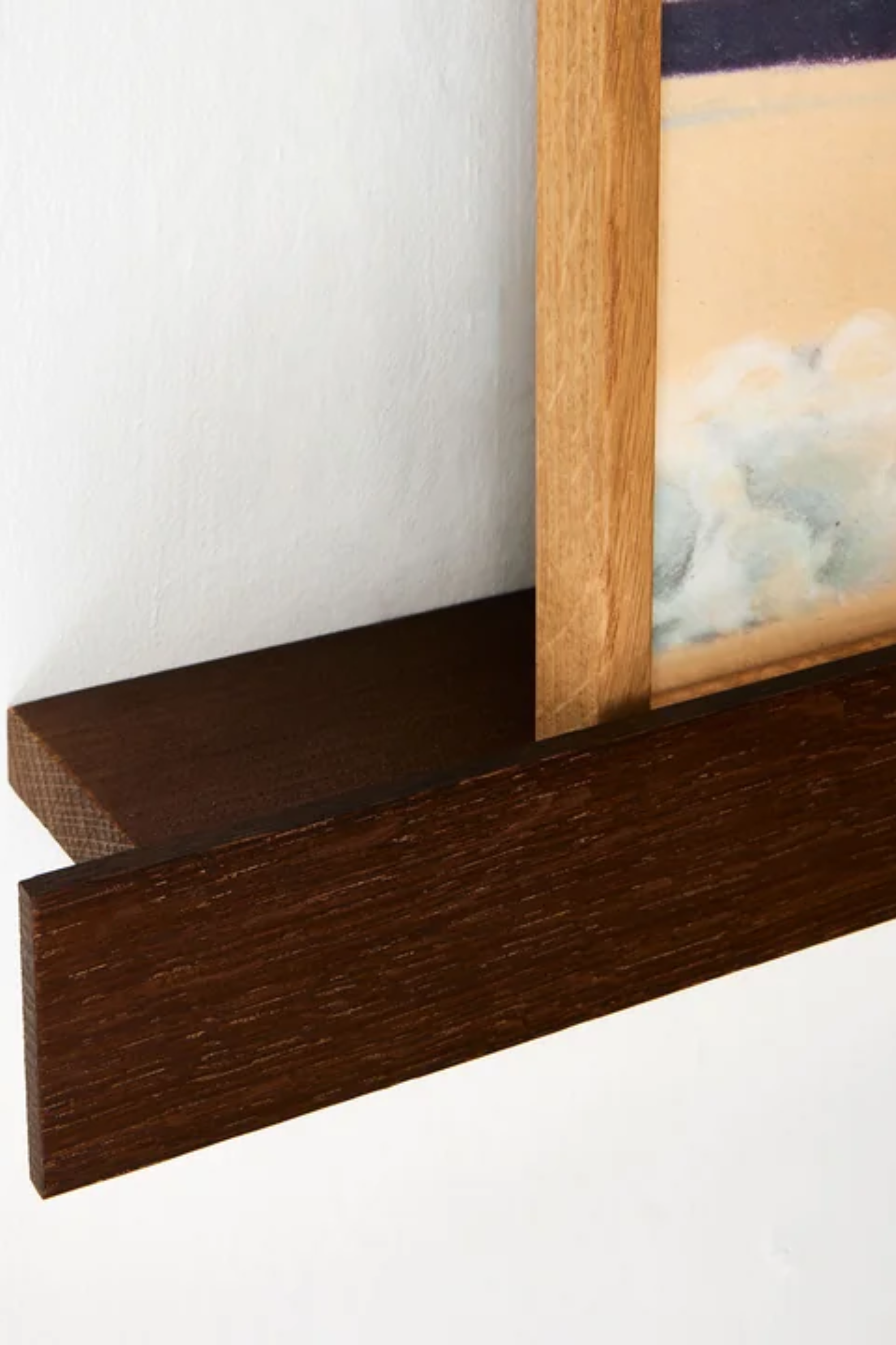 Floating Gallery Shelf - Dark Oak
