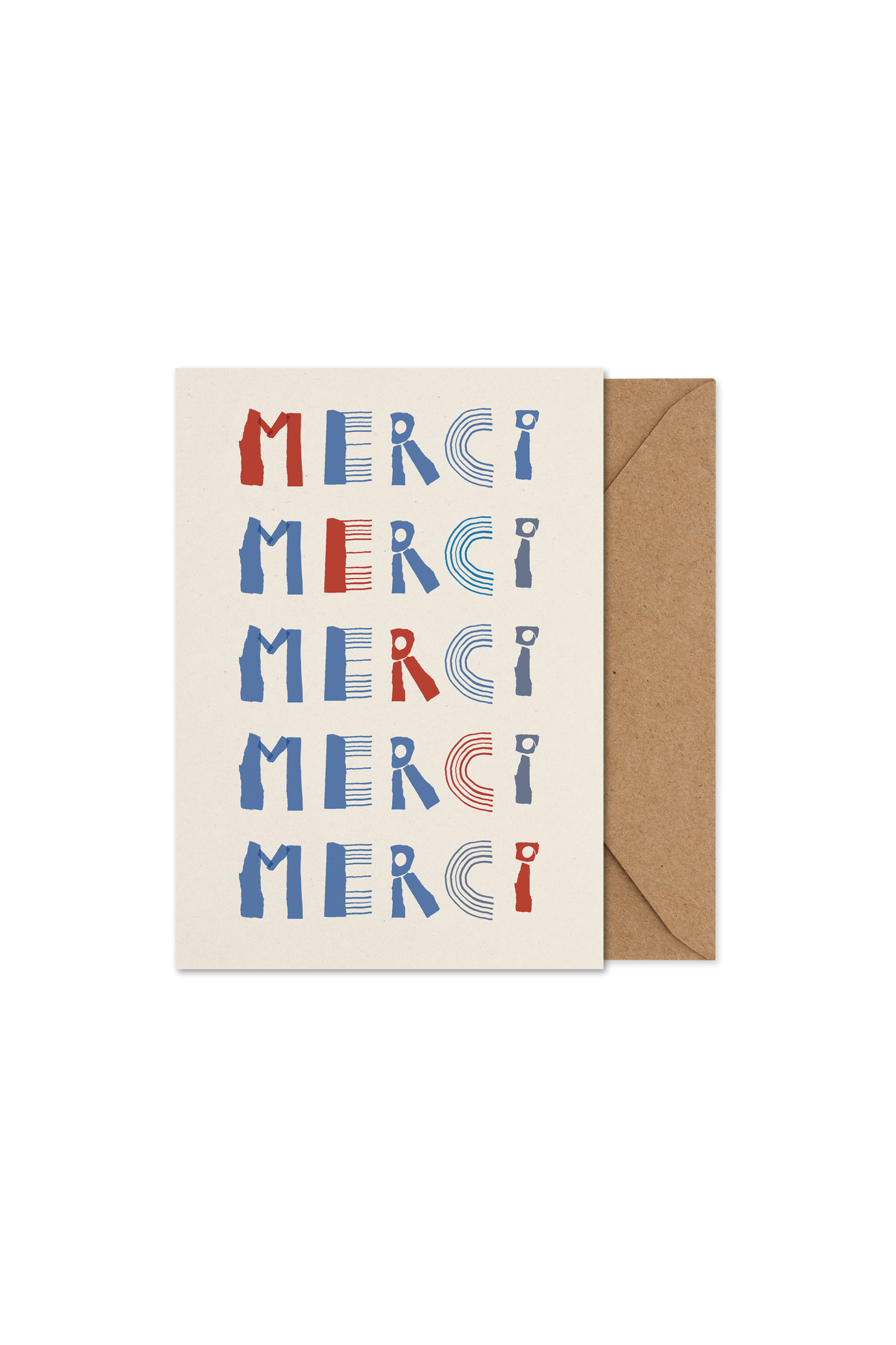 Merci Folded Card