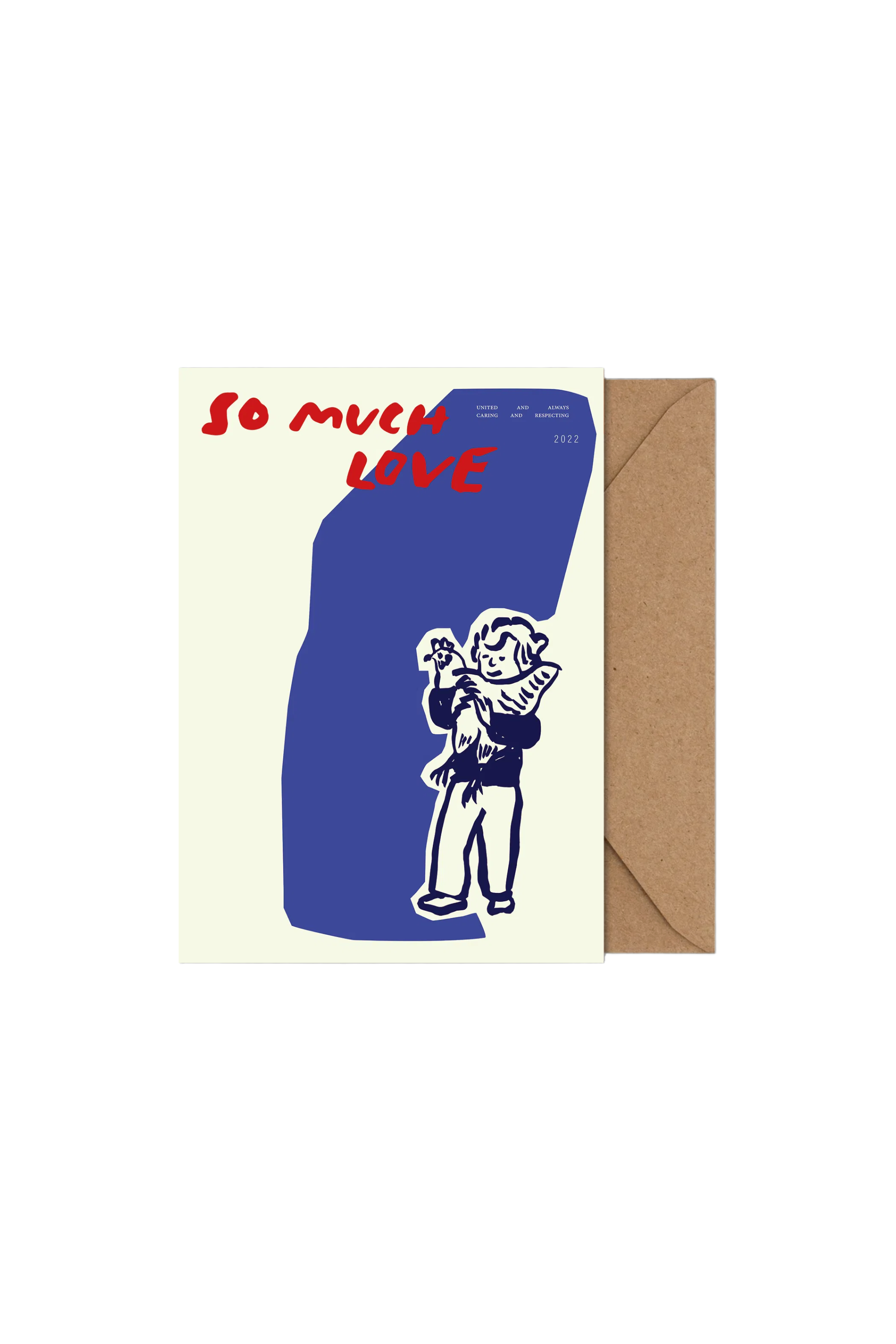 So Much Love-Chicken art card